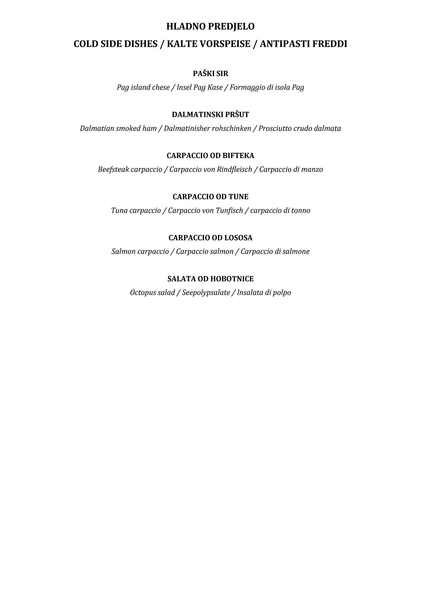 Menu di restoran san antonio 1 