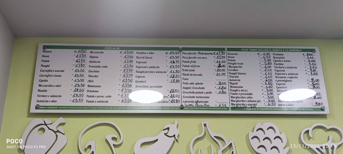 Menu di voglia di...PIZZA 