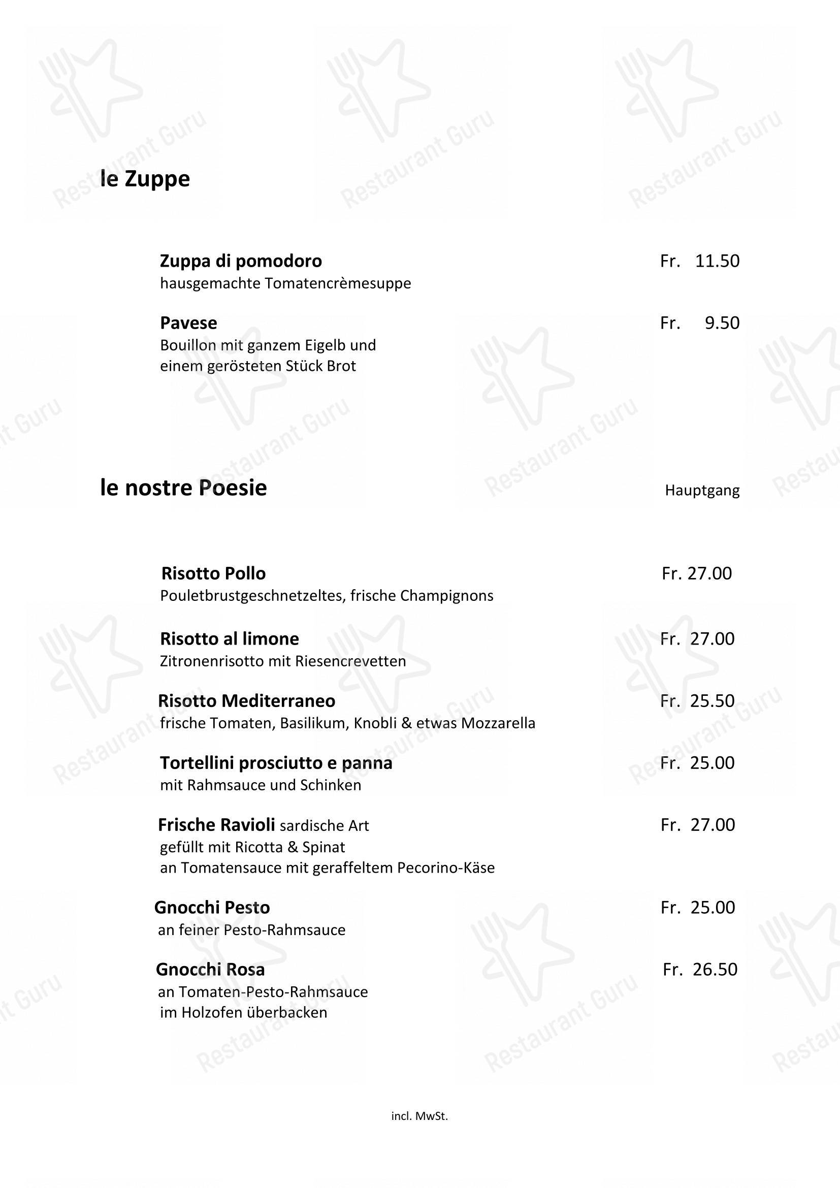 Menu di Altstadt Pizzeria zur Mühle - Menu