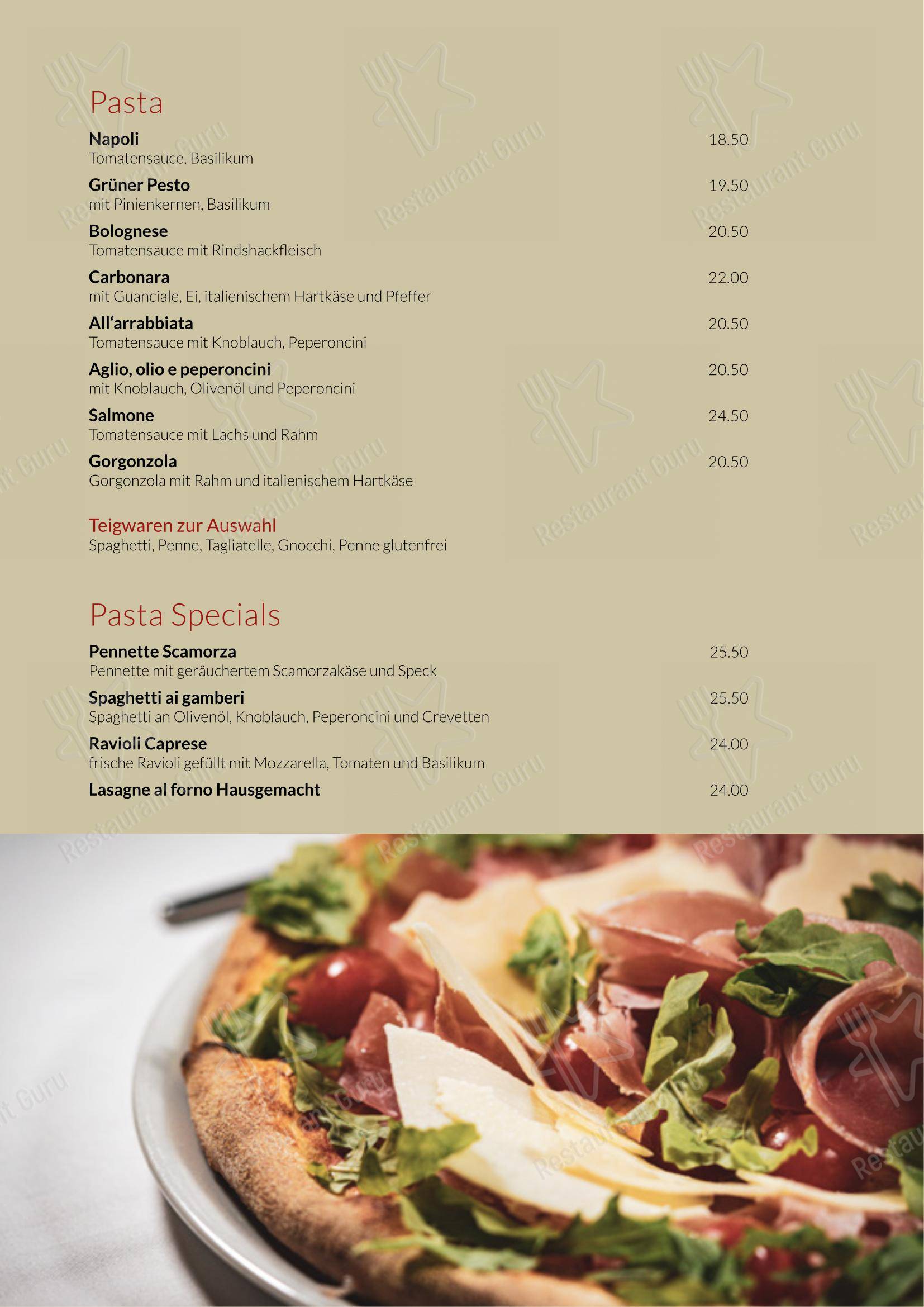 Menu di Buffet - Menu