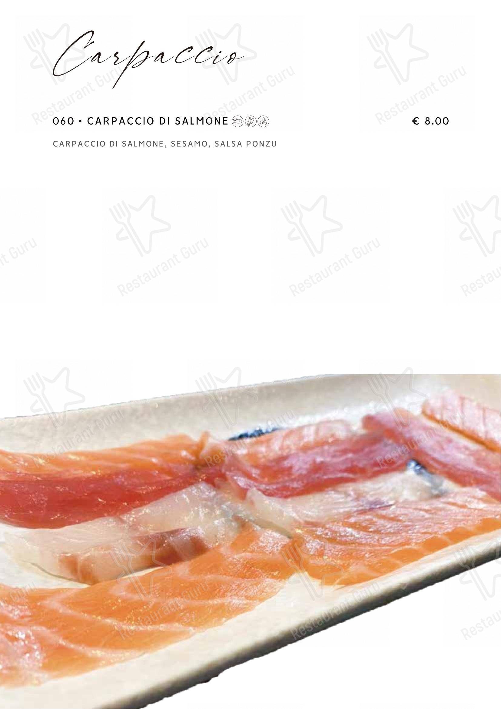Menu per Gohan ristorante