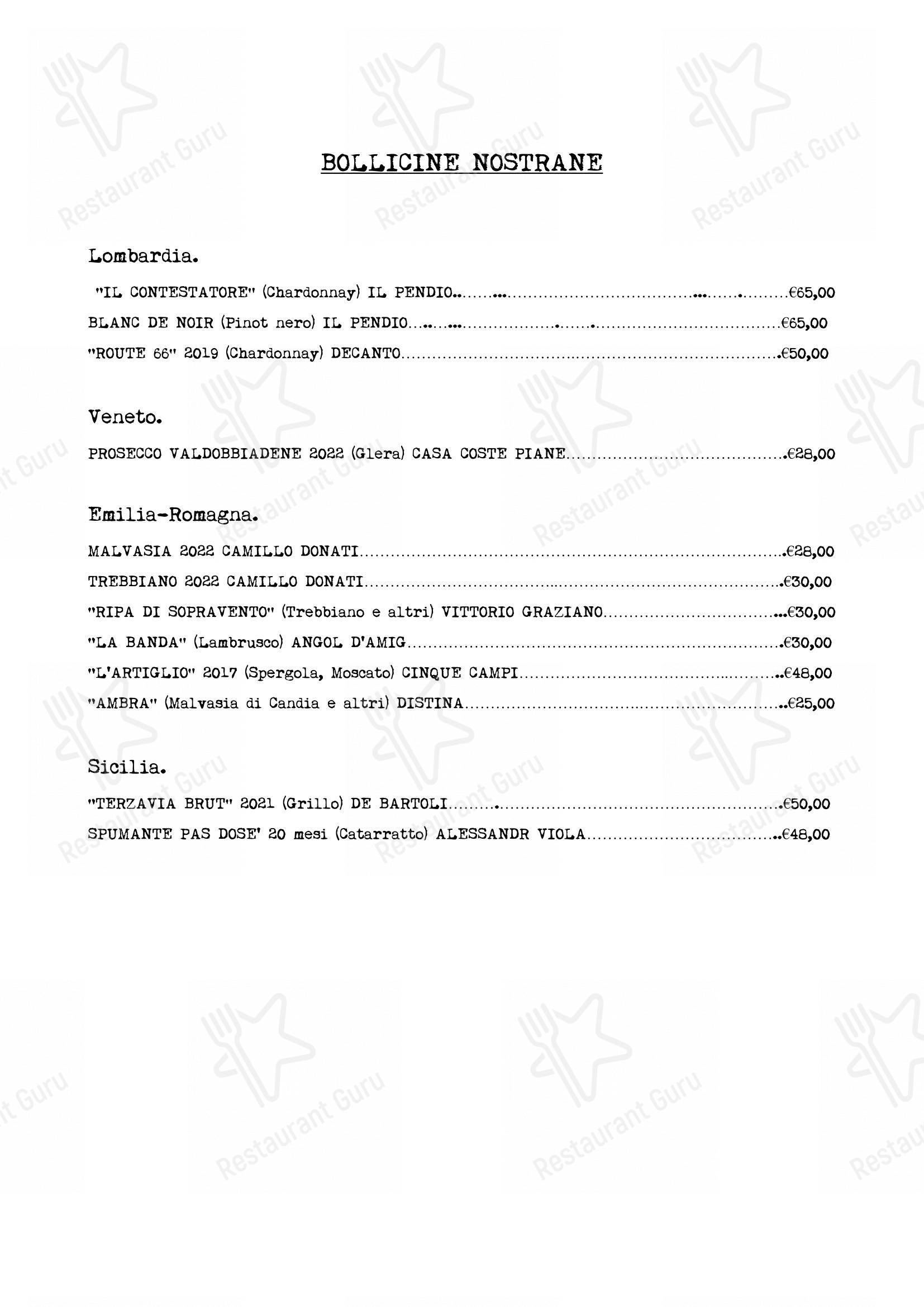 Menu per Il Michelaccio ristorante
