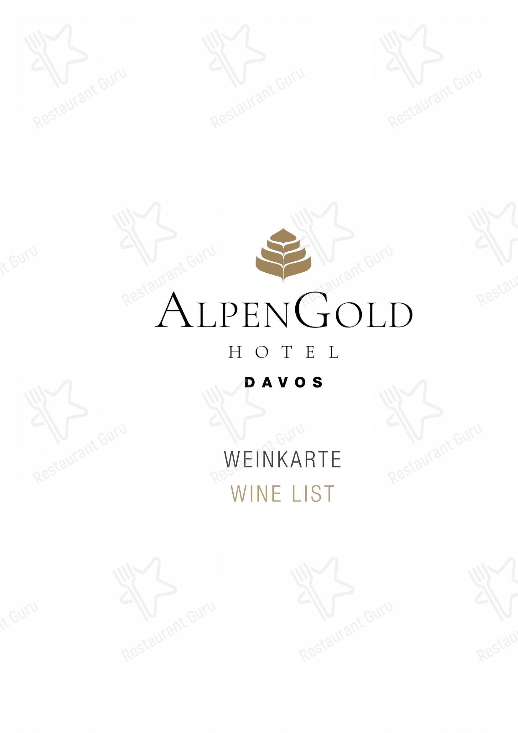 Основное меню per La Muña Davos in Davos