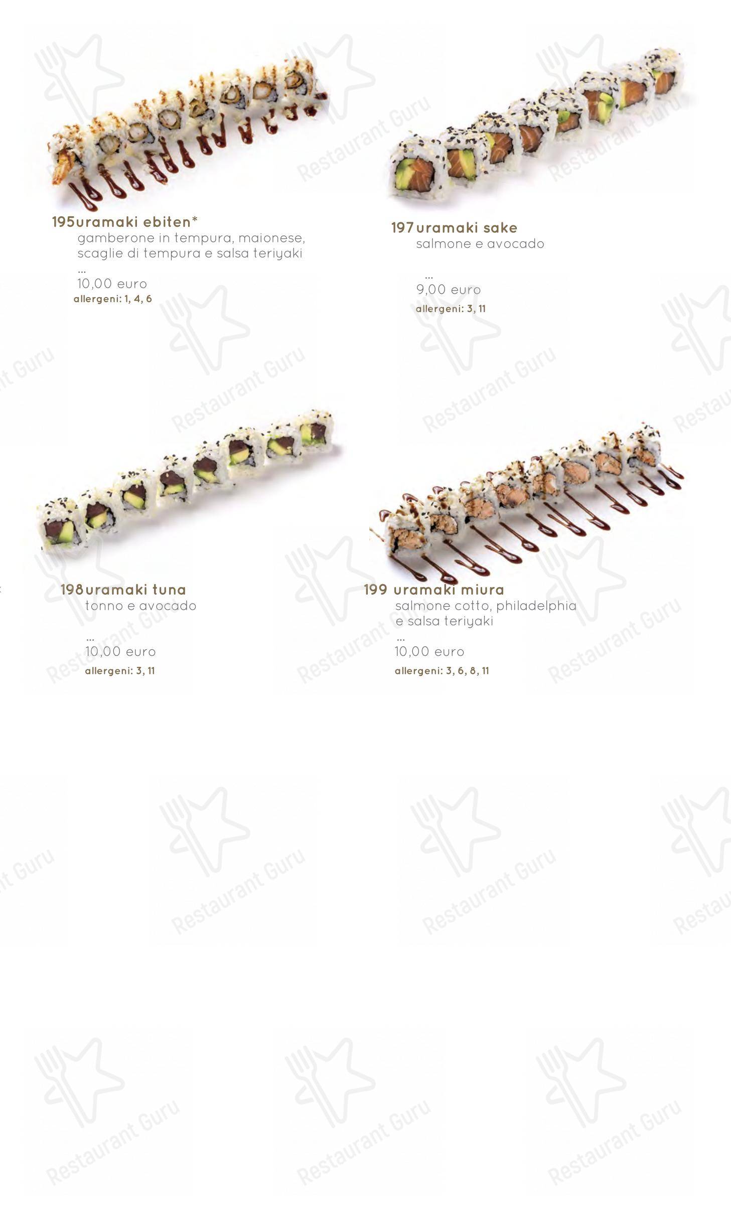 Menu per Moyà Asian Fusion Restaurant in Empoli