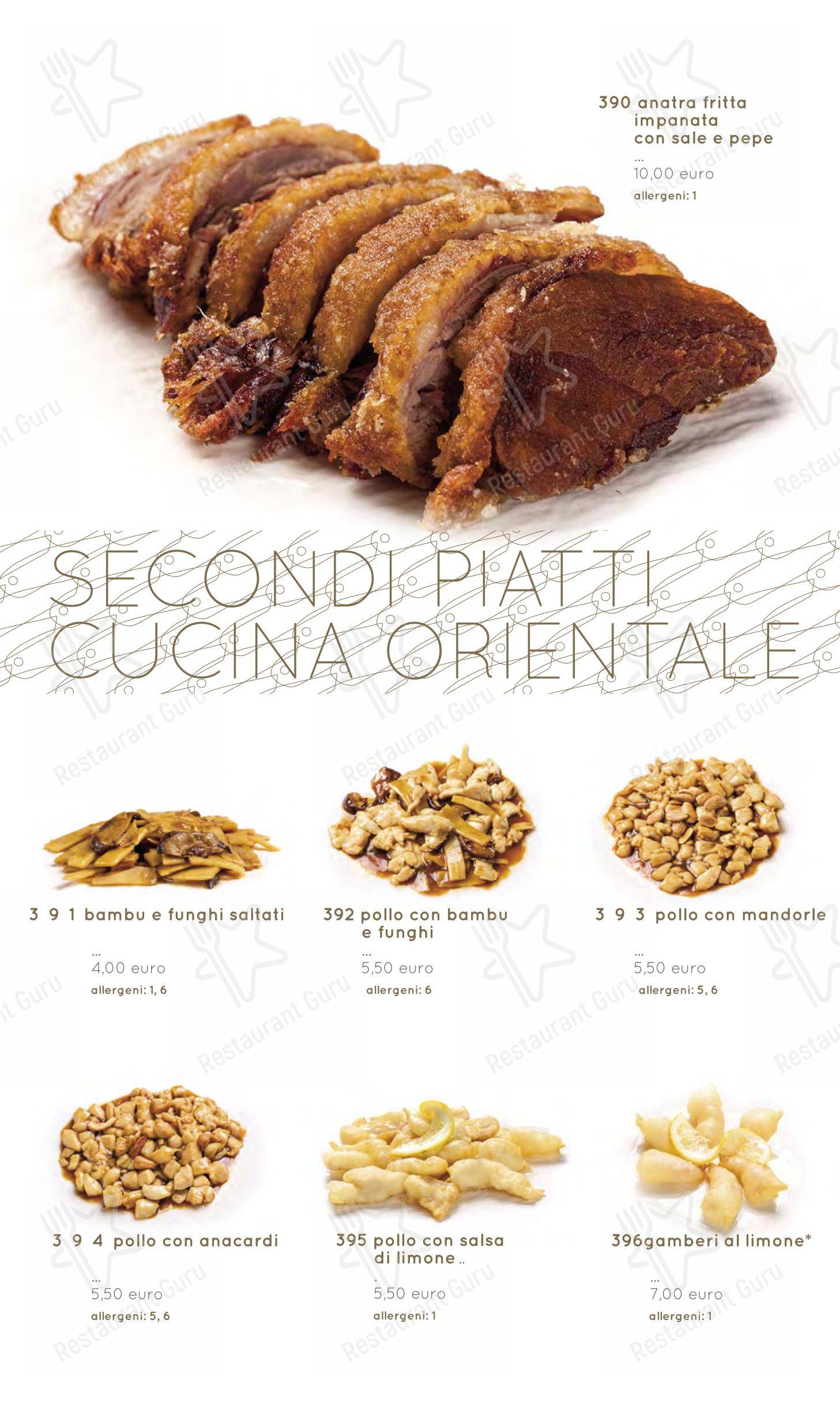 Menu di Moyà Asian Fusion Restaurant - Menu