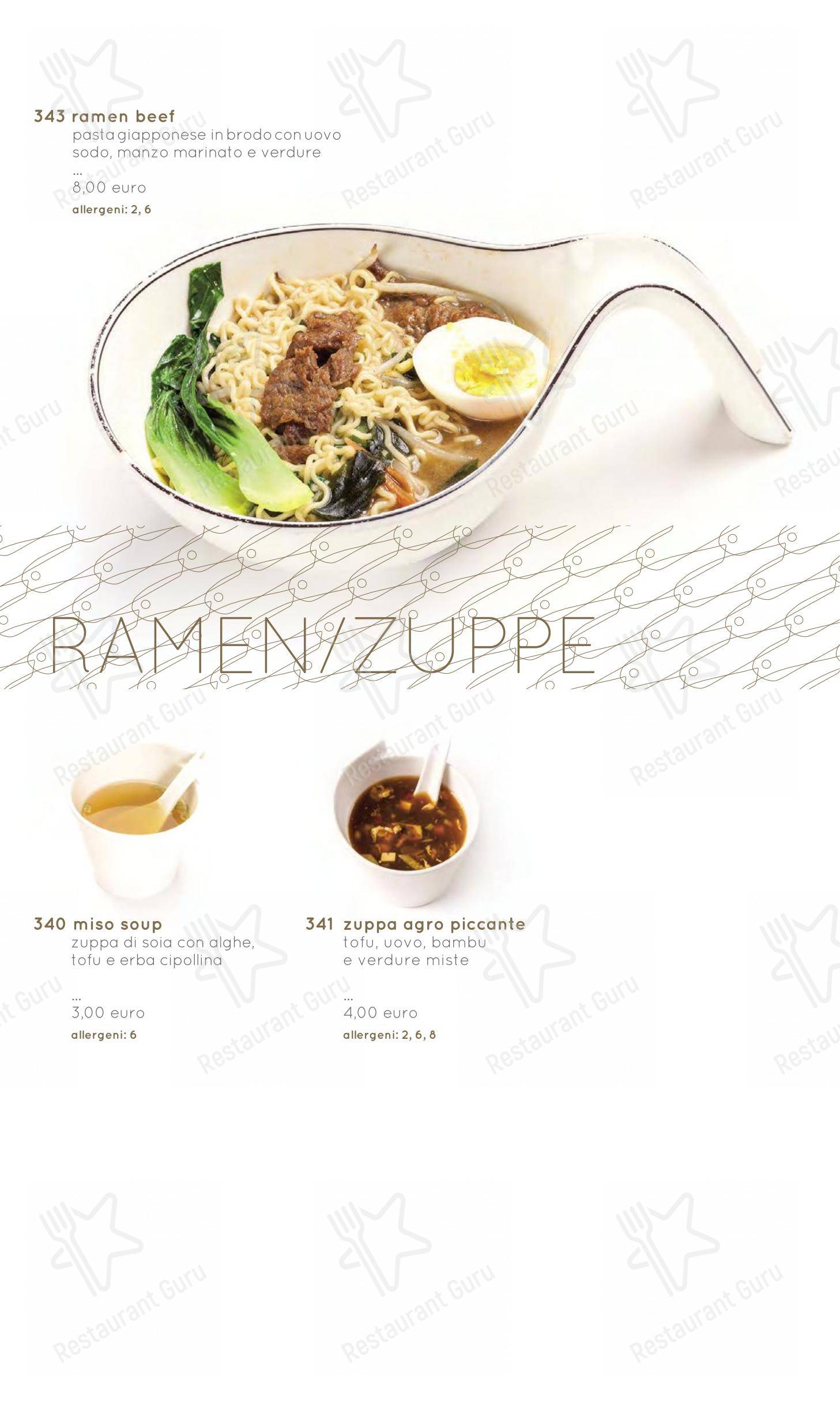 Moyà Asian Fusion Restaurant in Empoli - Menu