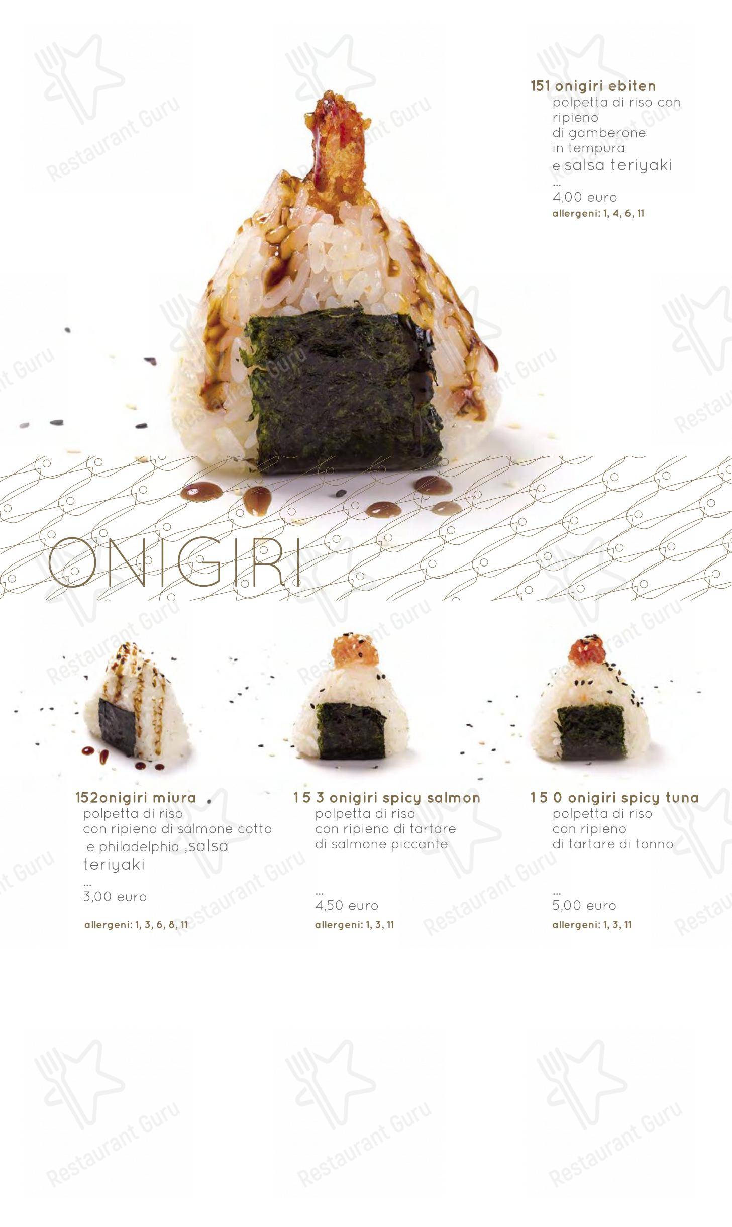 Menu bar per Moyà Asian Fusion Restaurant in Empoli