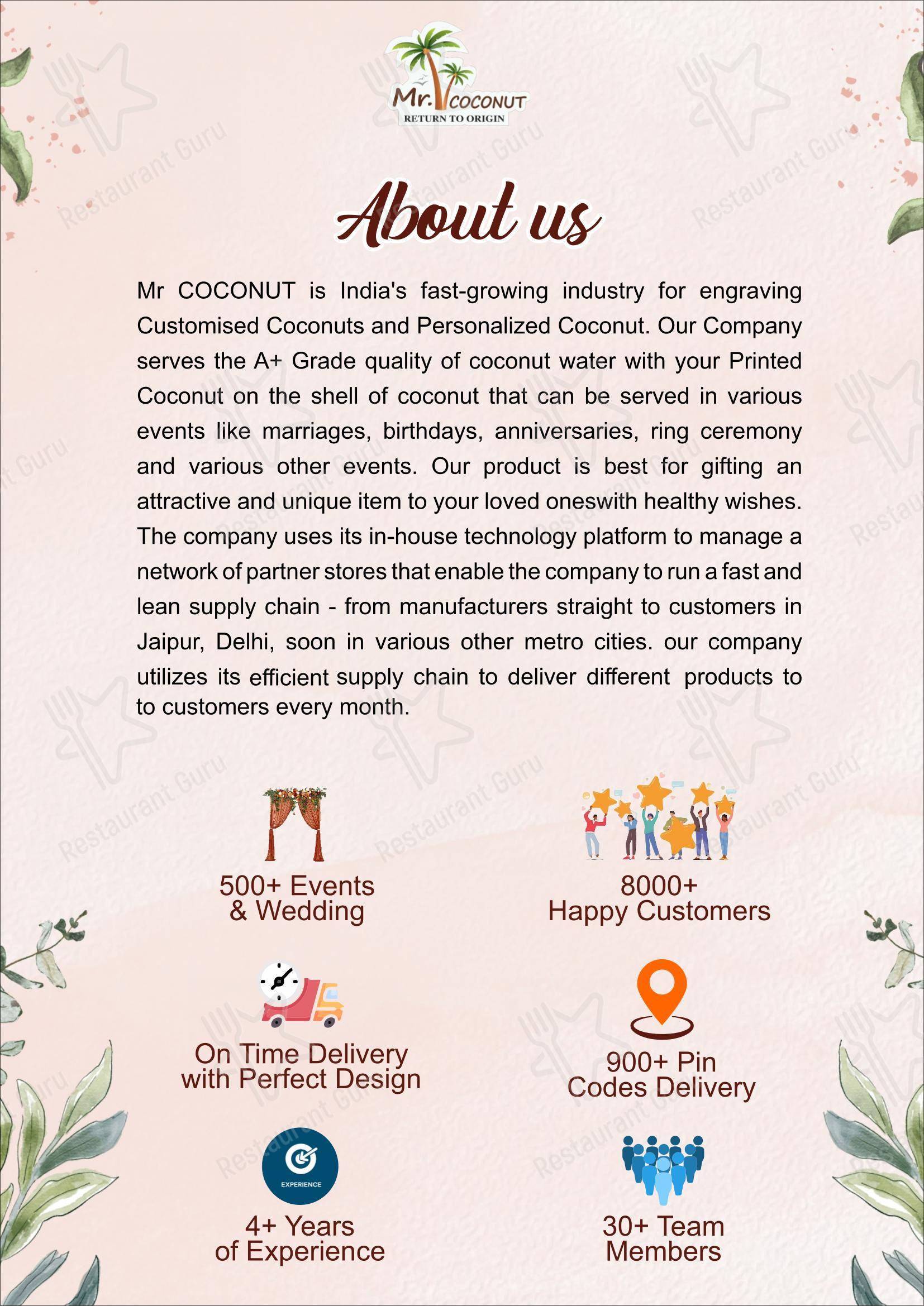 Mr.Coconut Cafe Barbeque And Resturant in Hathras - Menu