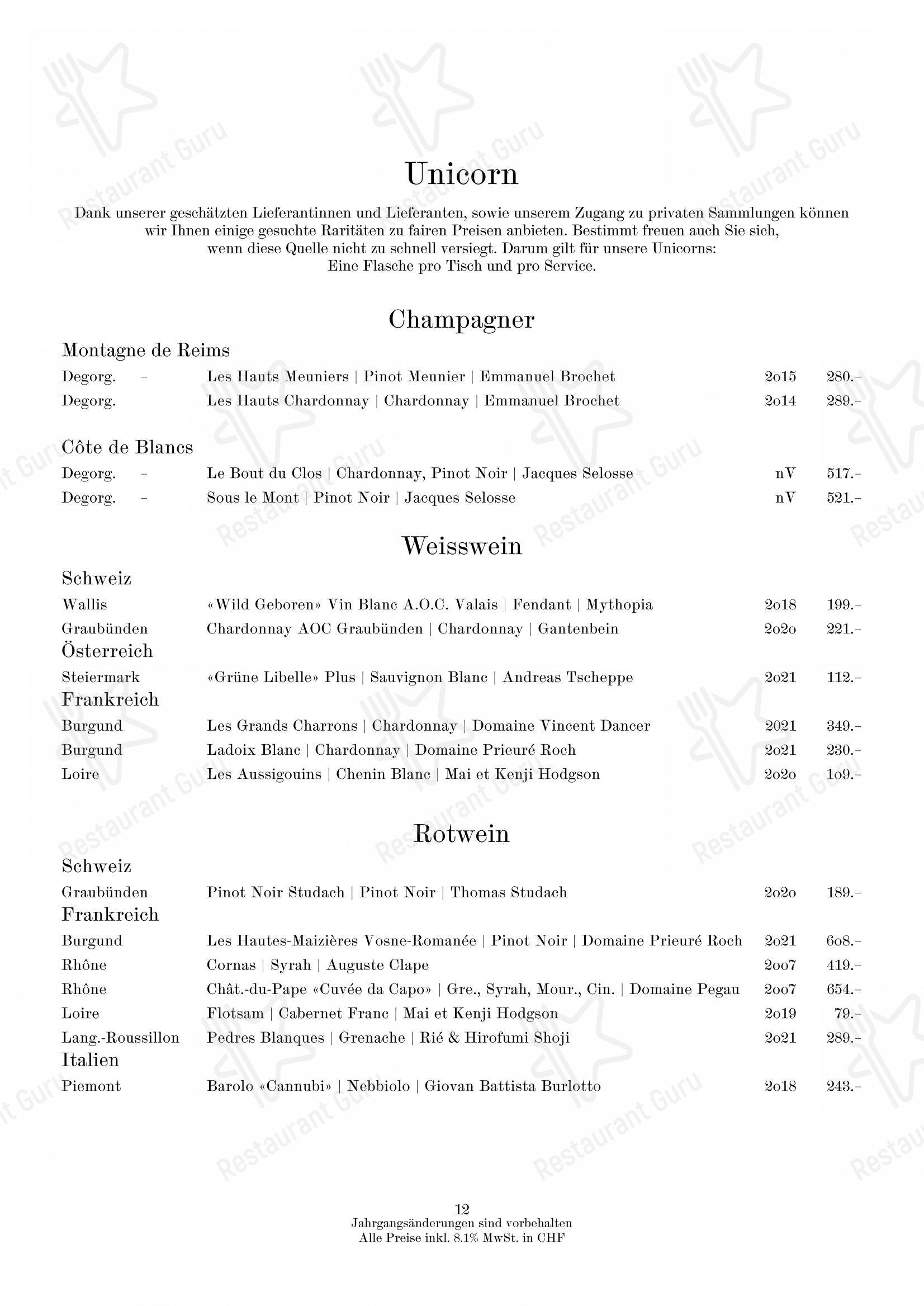 Menu di Neue Taverne - pasti e bevande