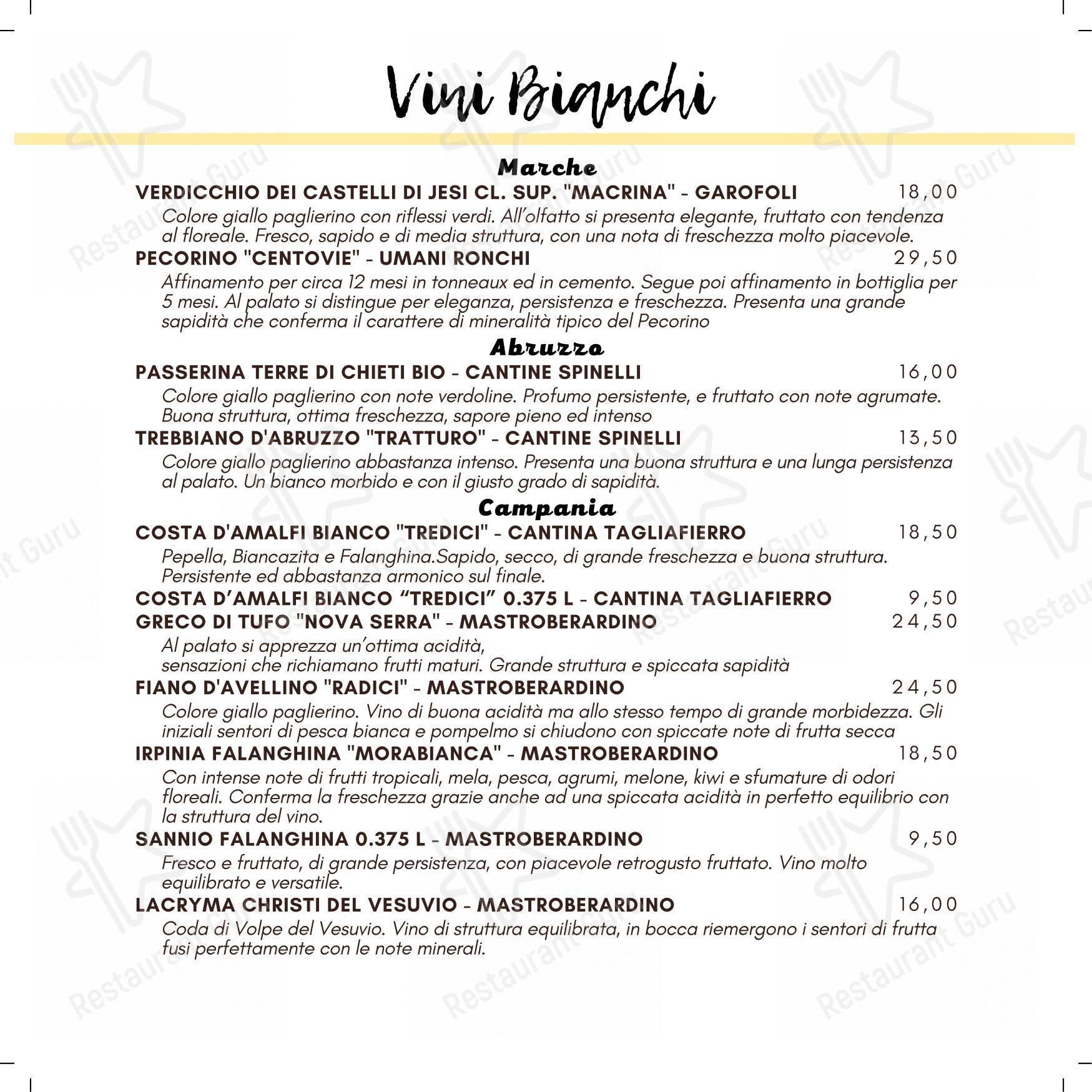 Menu per Pizzeria Ristorante Piedigrotta - Corso Torino pizzeria