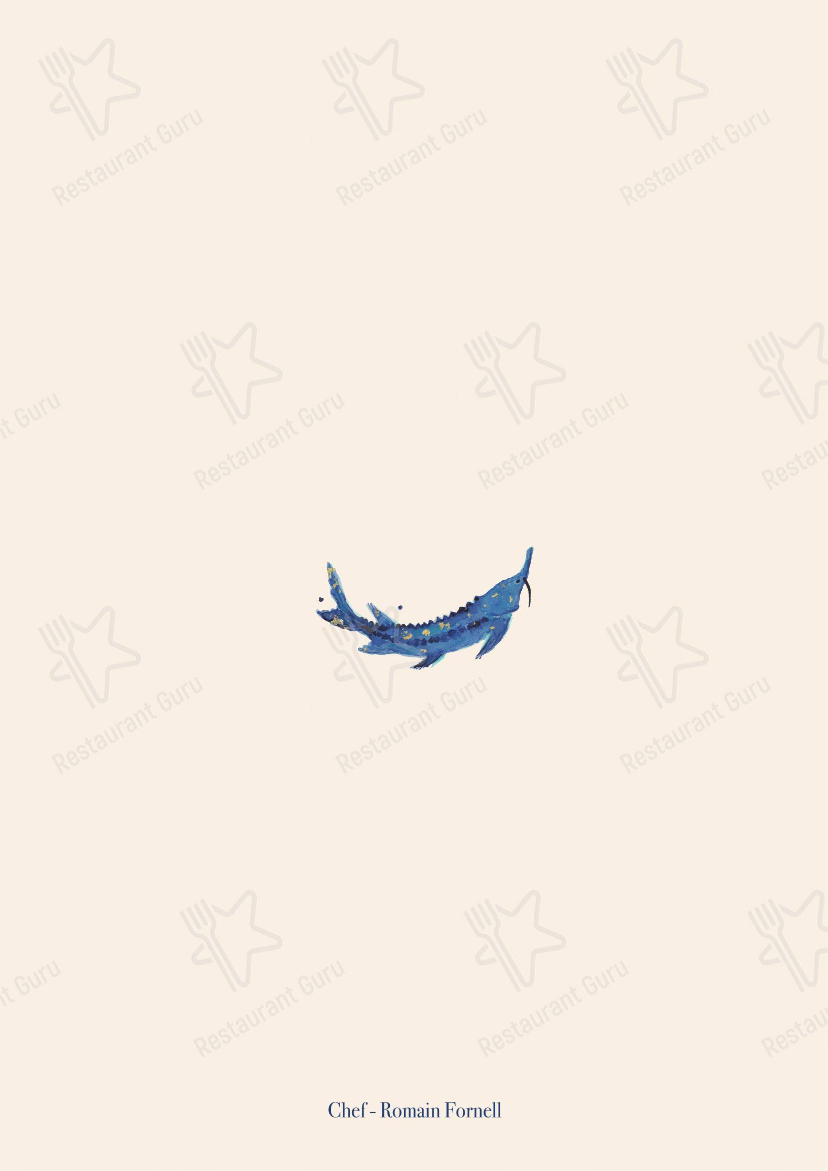 Prunier dans Paris - Menu