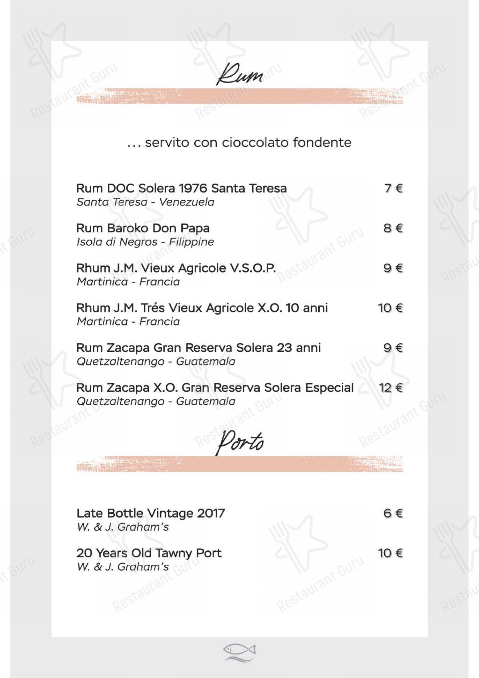 Ristorante Al Moccolo in Rimini - Menu