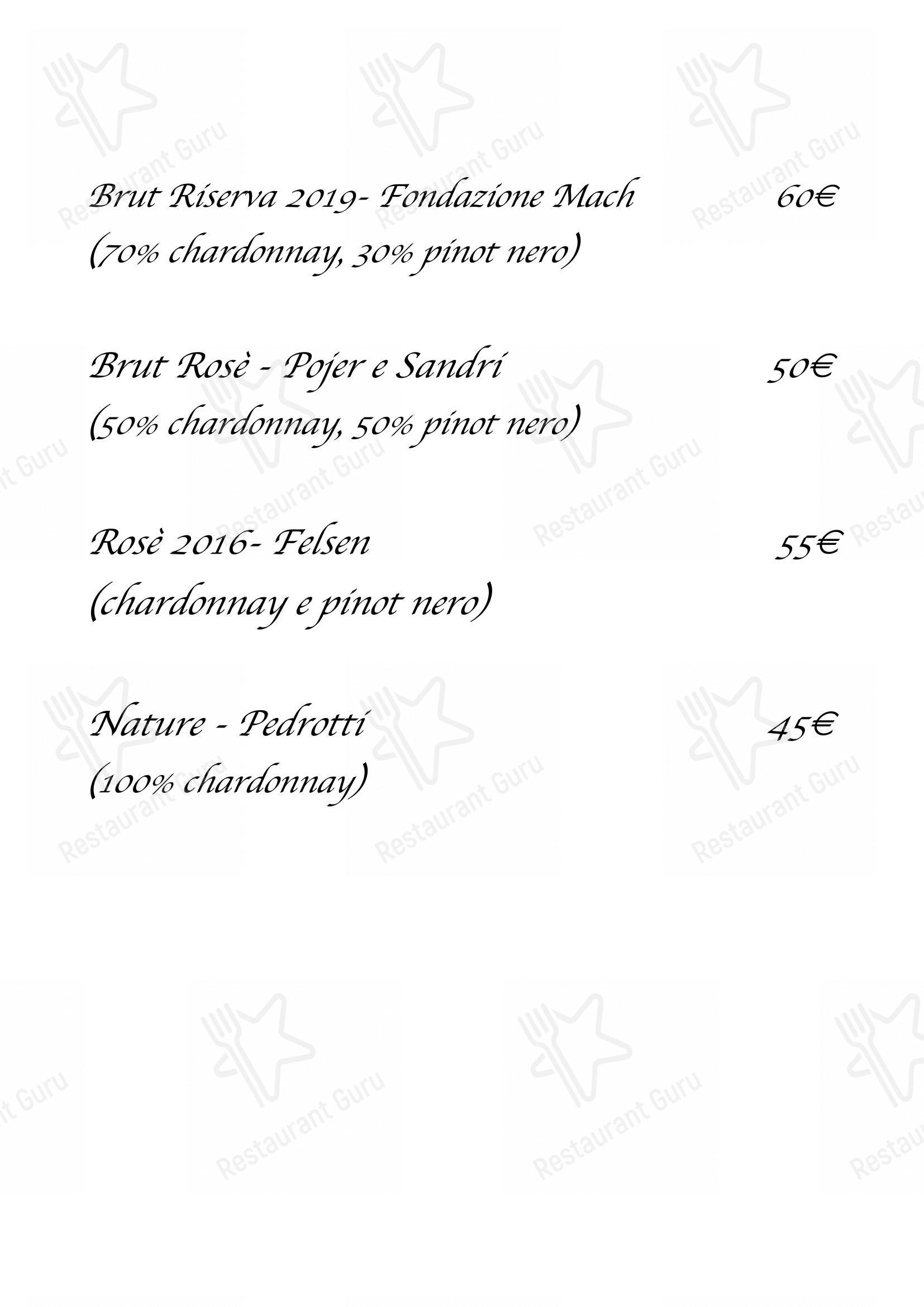 Menu per Ristorante Il Sommelier ristorante