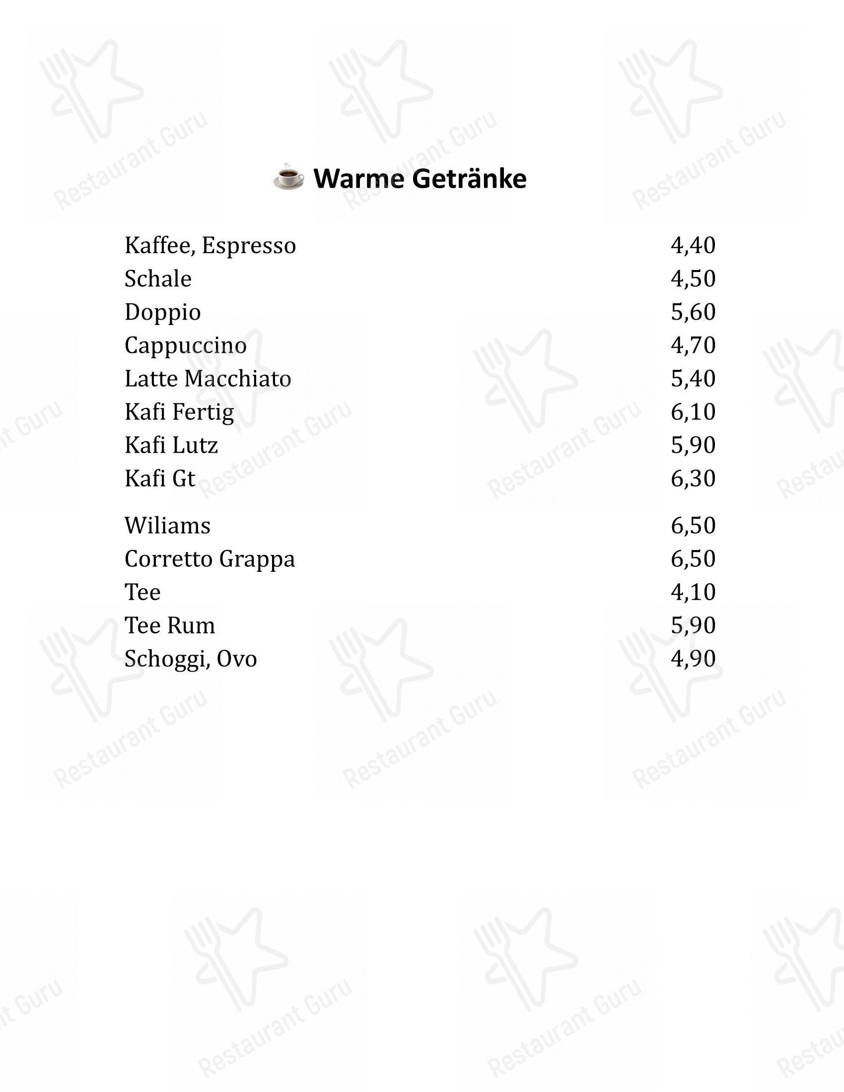 Menu bar per Rustica Restaurant und Pizzeria in Dietikon