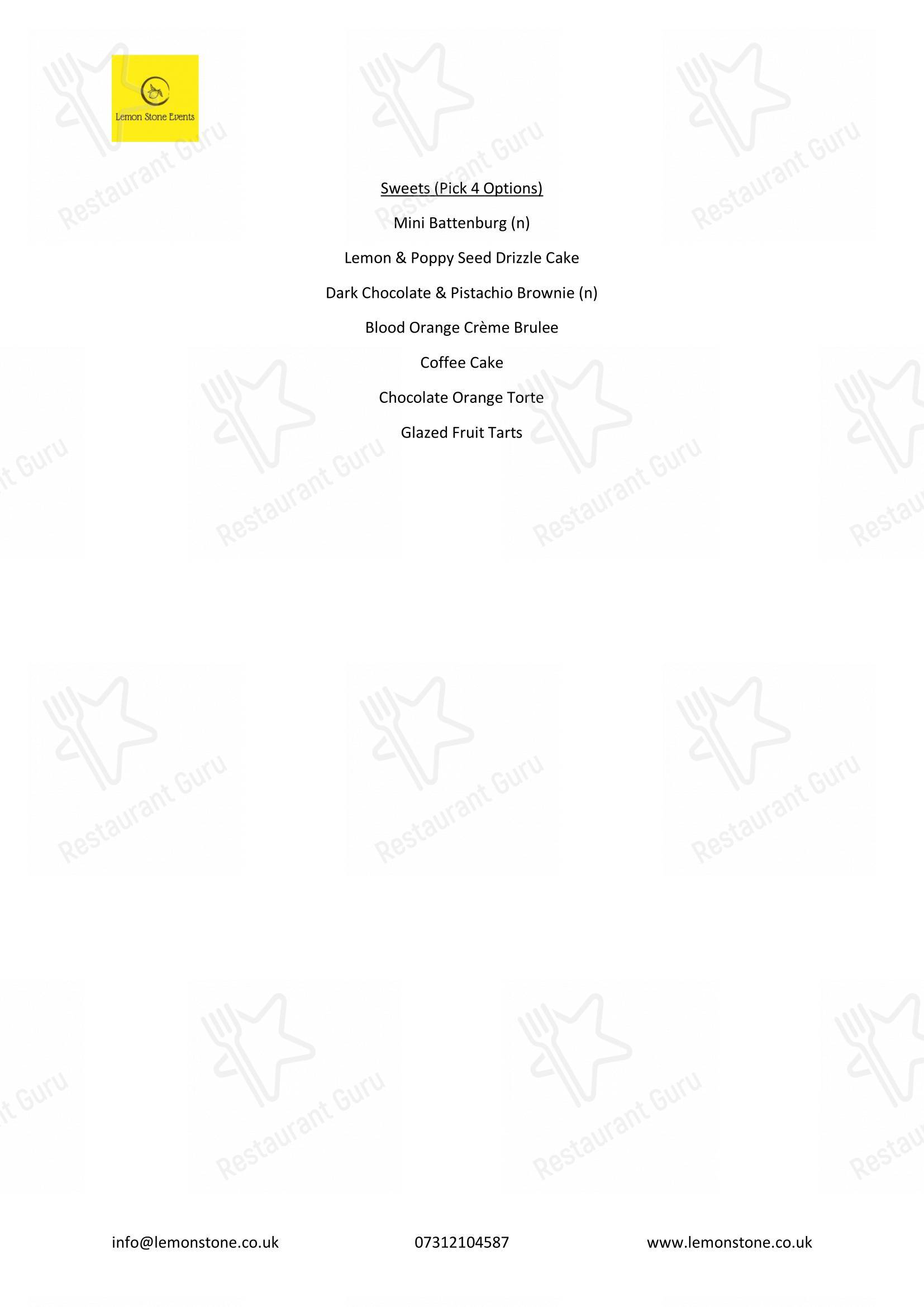 Menu bar per Tao sushi in Castellanza
