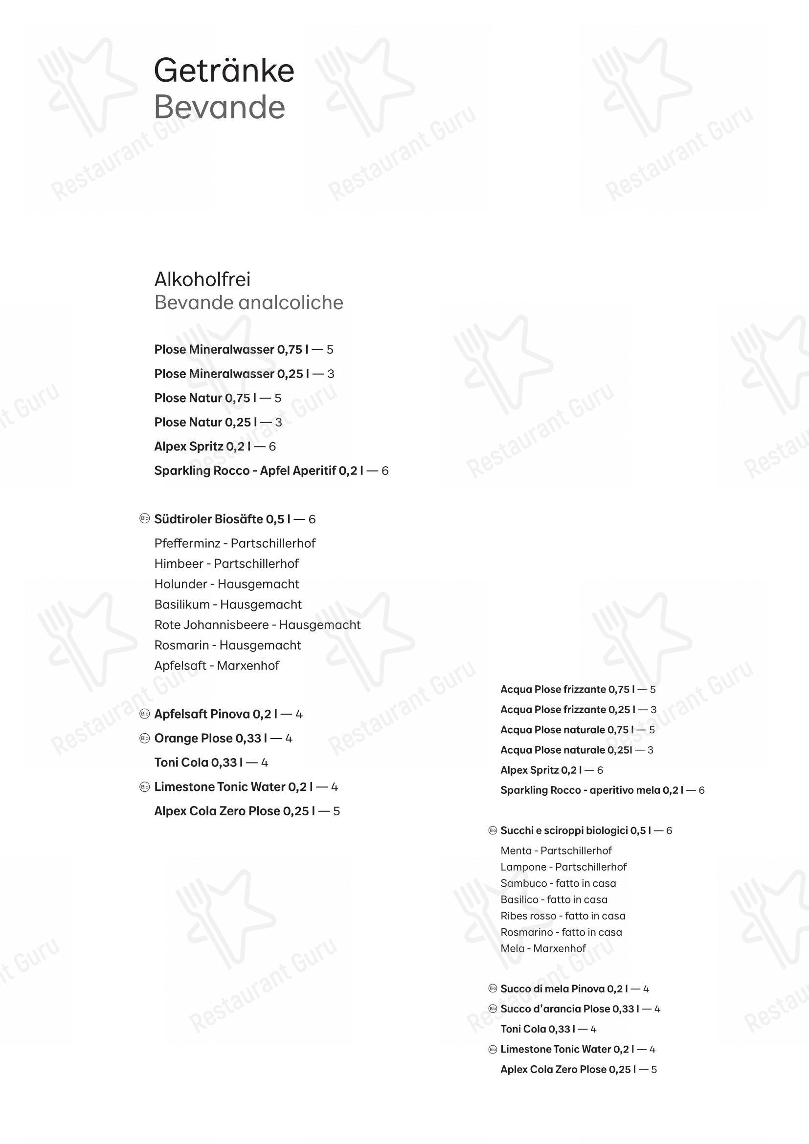 Menu di fink - Menu bar
