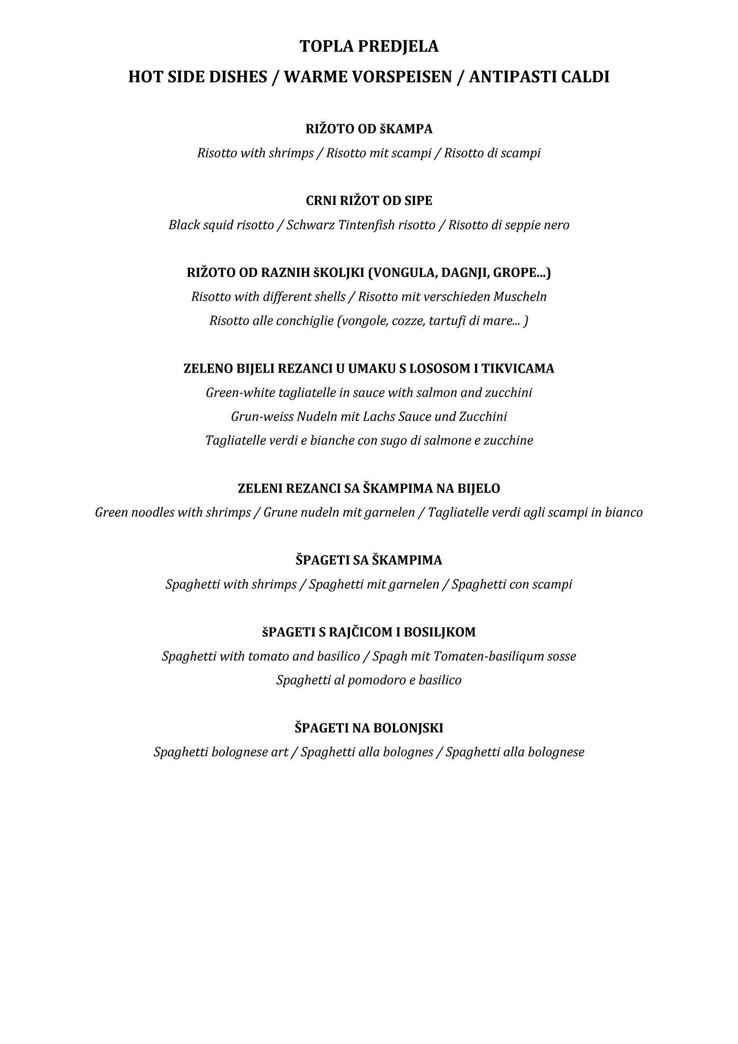 Menu di restoran san antonio 1 