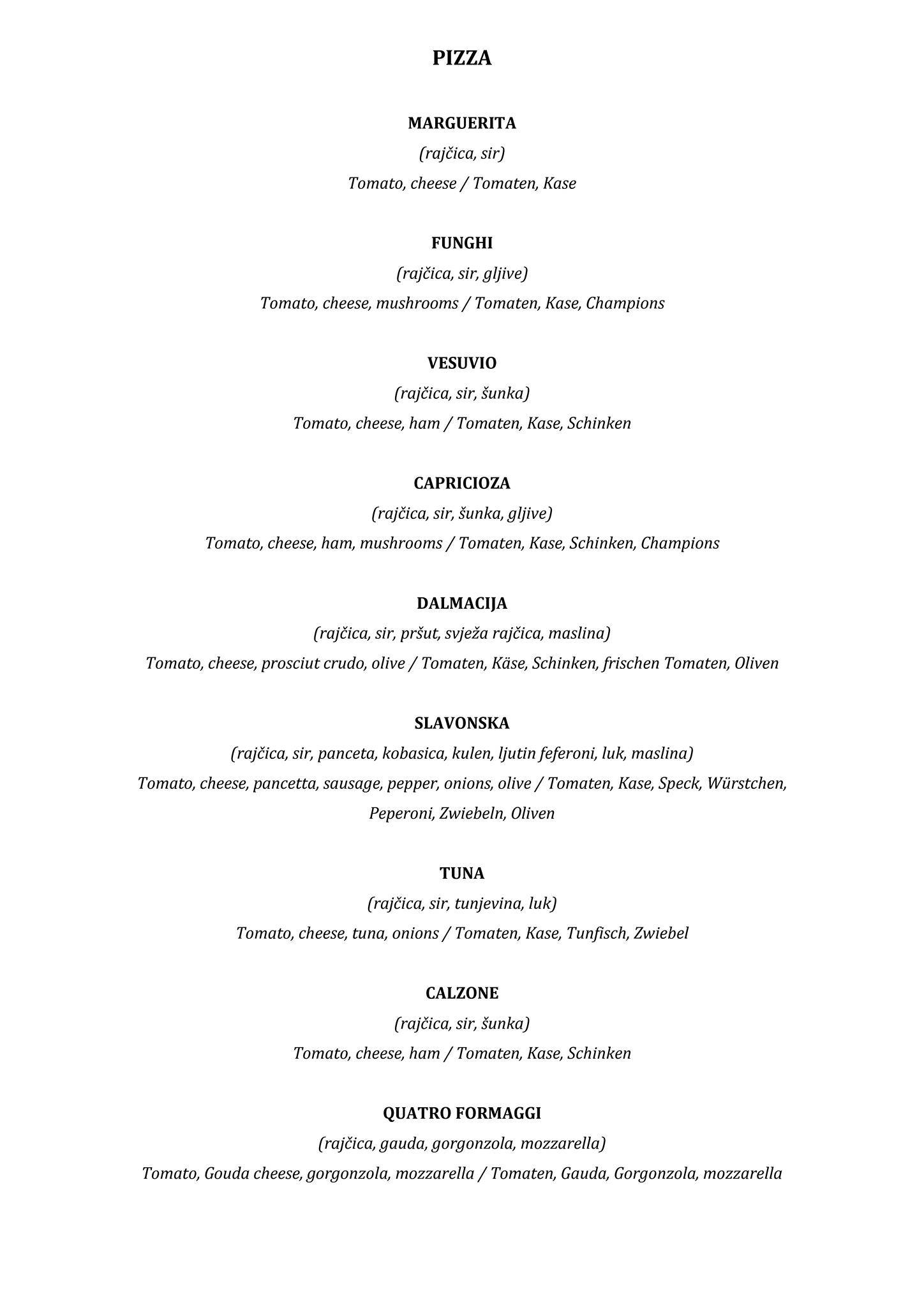 Menu di restoran san antonio 1 