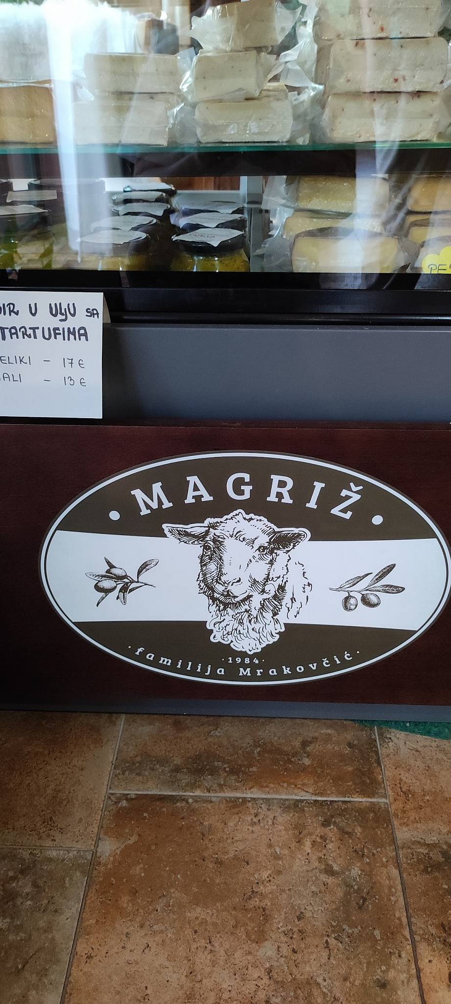 Menu di KUŠAONA MAGRIŽ Vesna Mrakovčić 