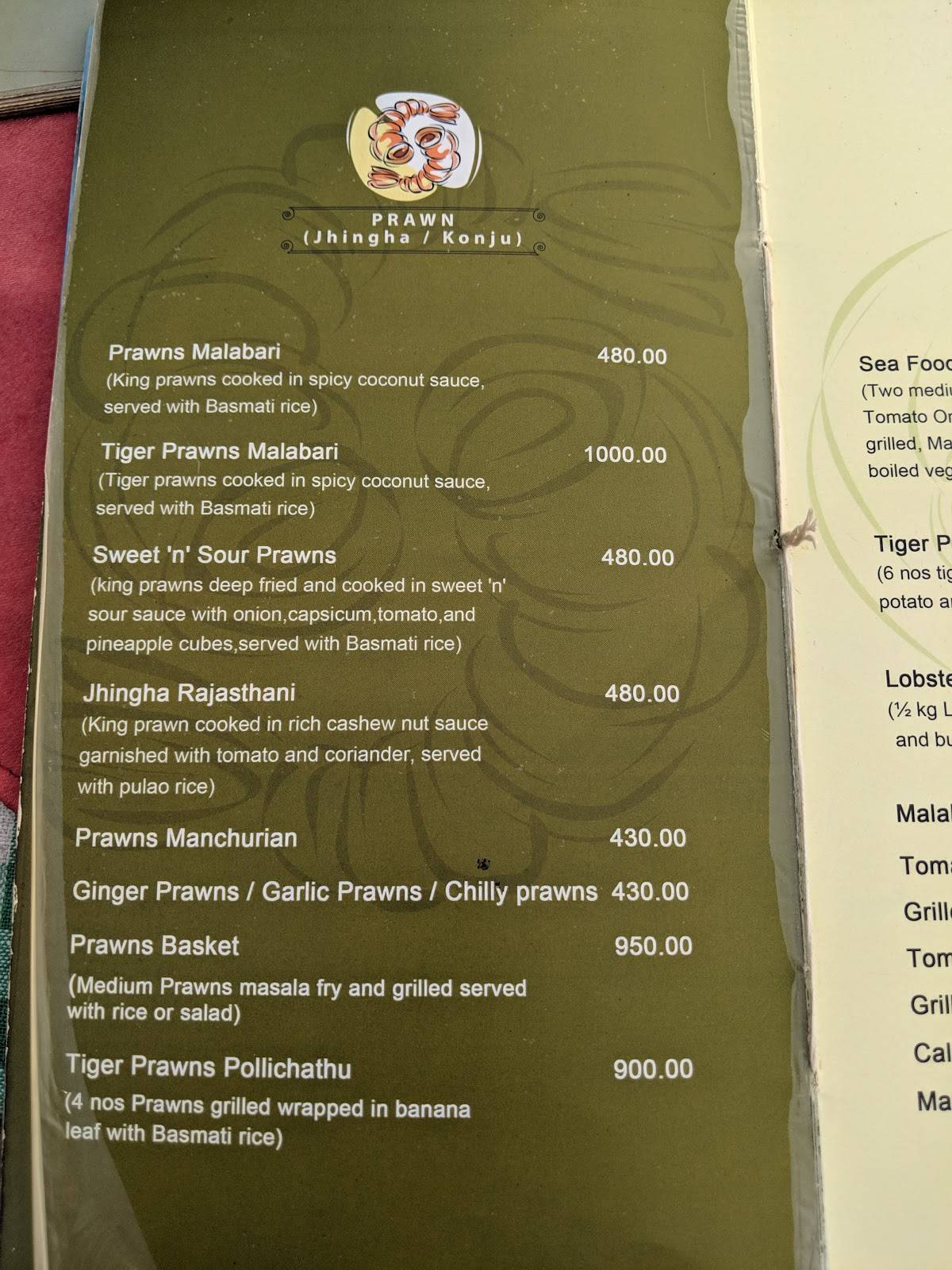 3rd Rock Brasserie & Restaurant menu