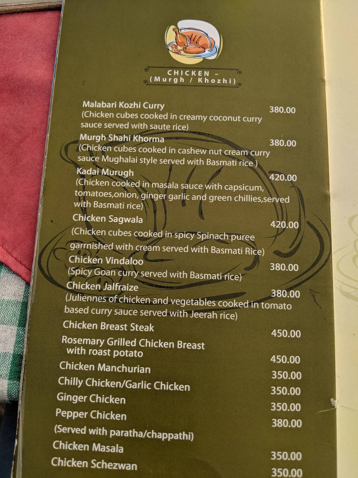 3rd Rock Brasserie & Restaurant menu