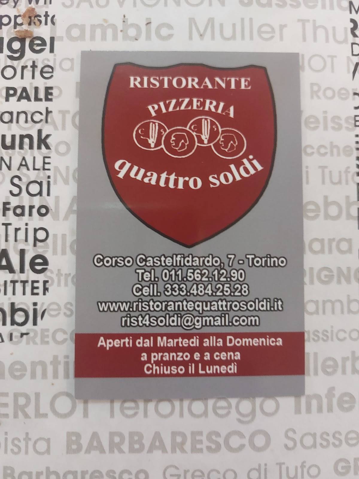 Menu di 4 Soldi Ristorante 