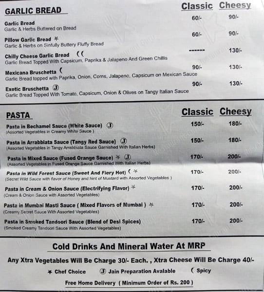 81 OLIVES menu