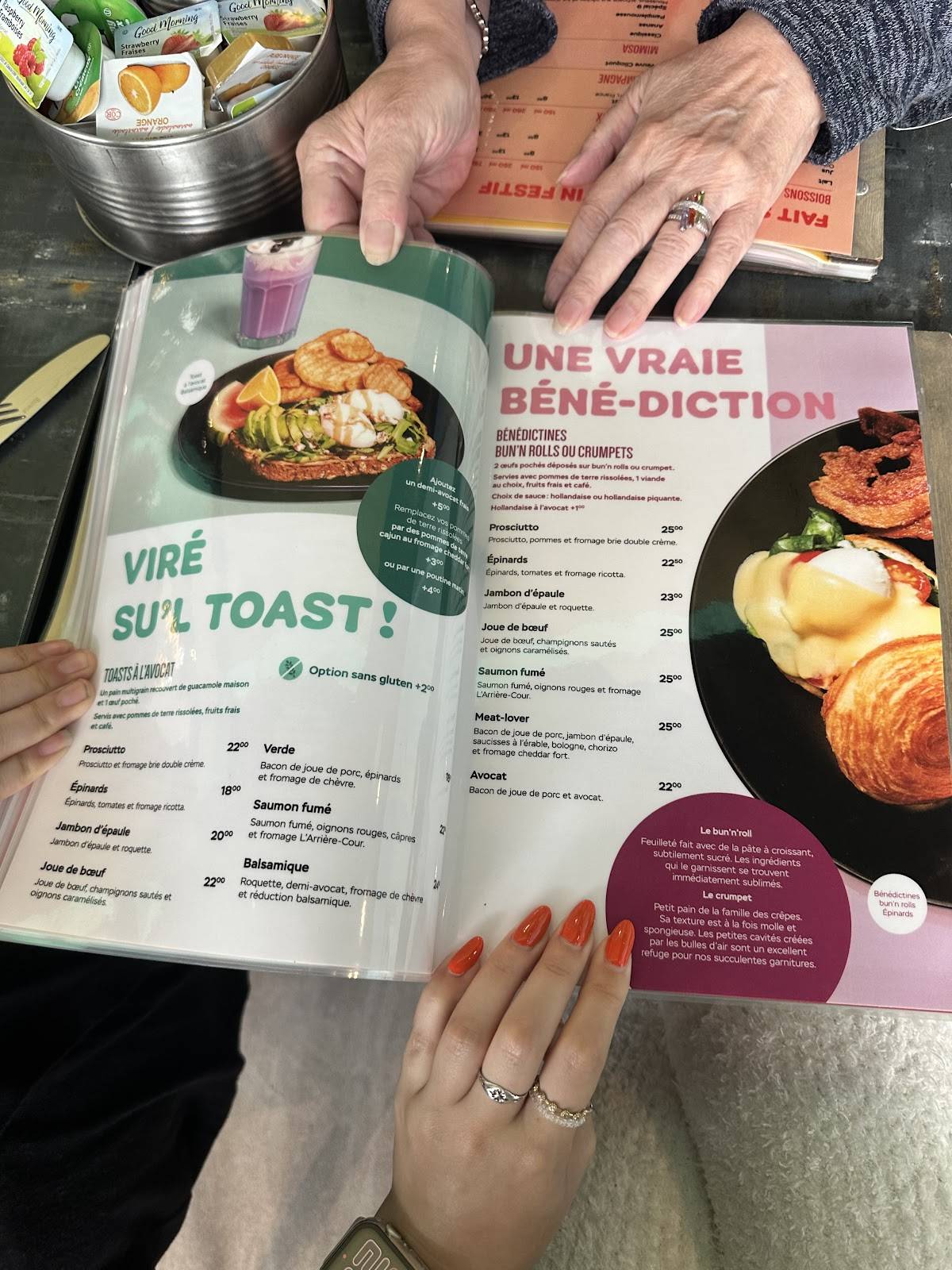 Menu de 9 resto déjeuner