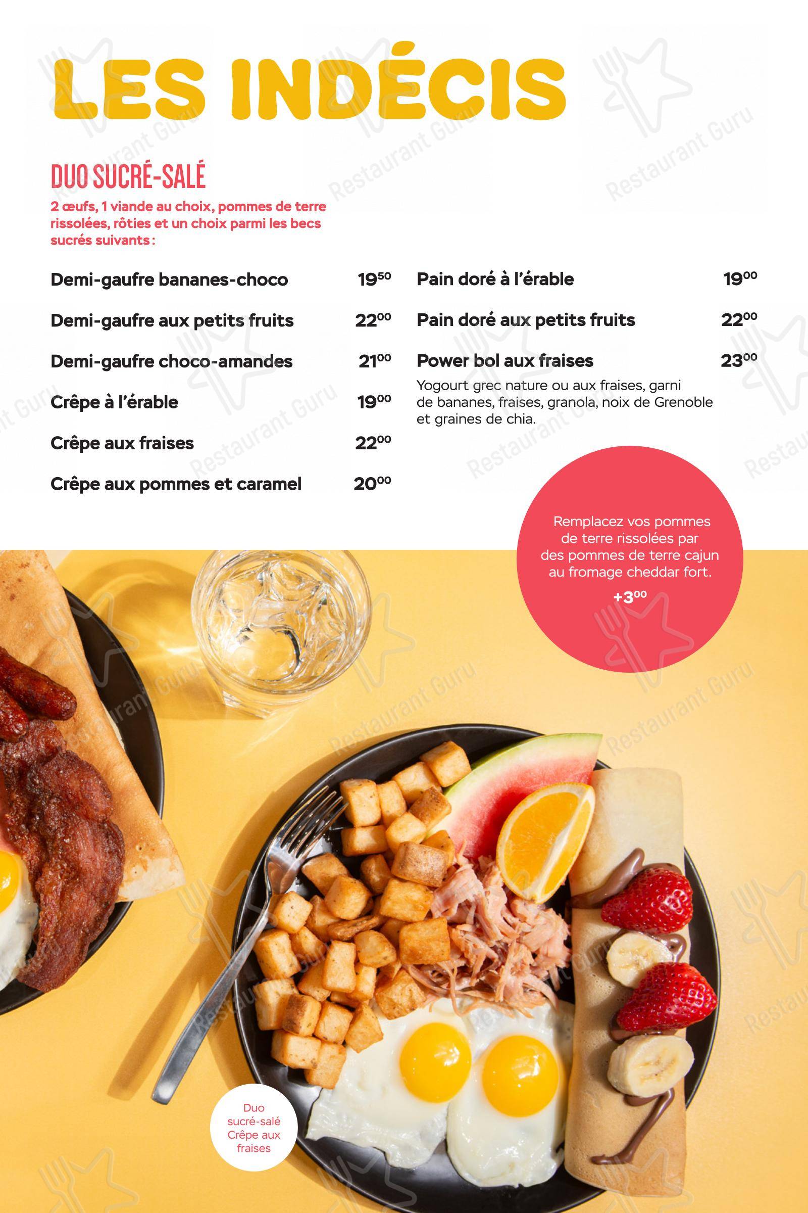 Menu pour 9 resto déjeuner restaurant