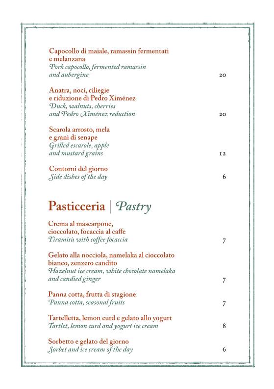 Menu di AB+ Bar/ Ristorante/ Cocktail bar 