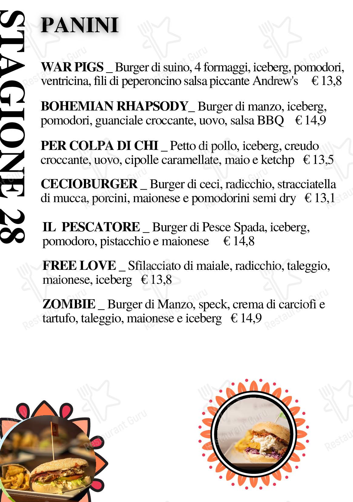 Menu di ANDREW'S PUB 