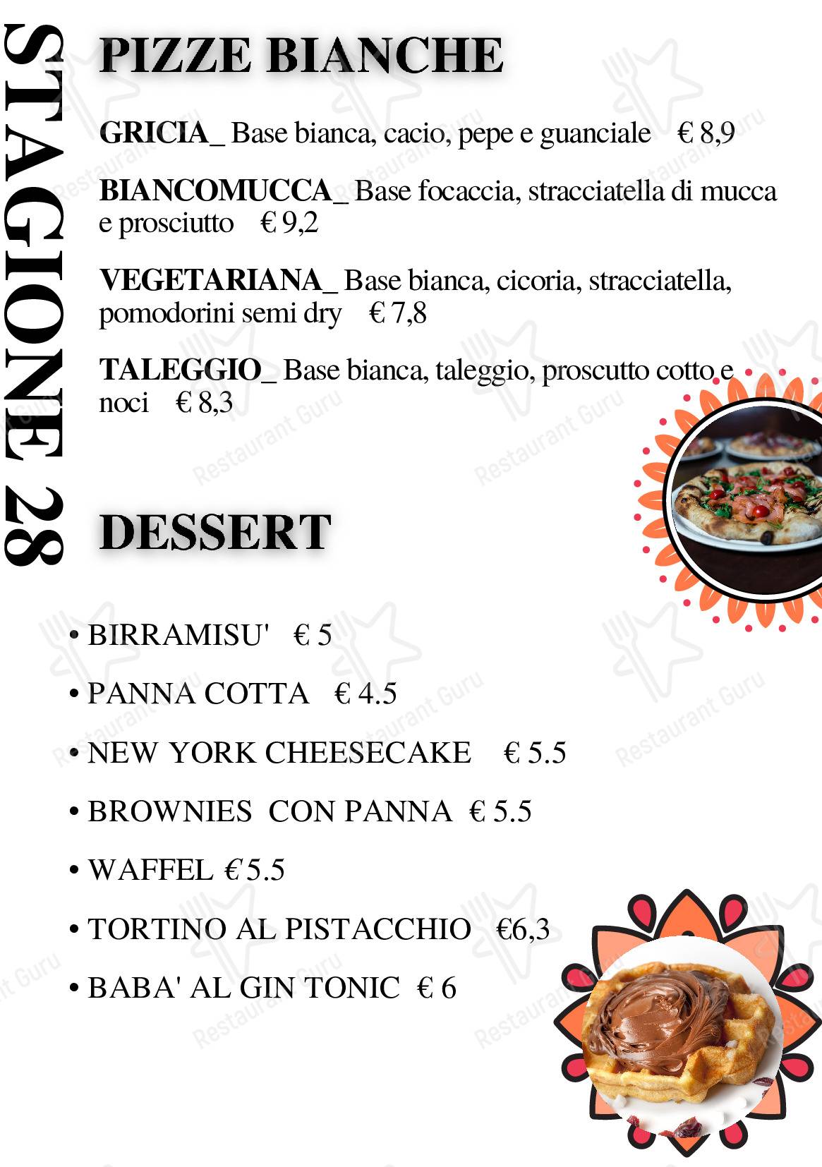 Menu di ANDREW'S PUB 