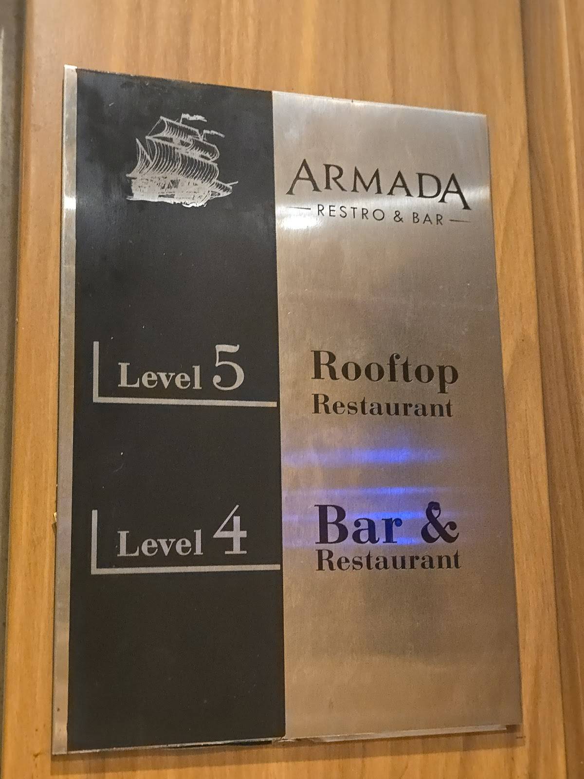 ARMADA Restro & Bar menu