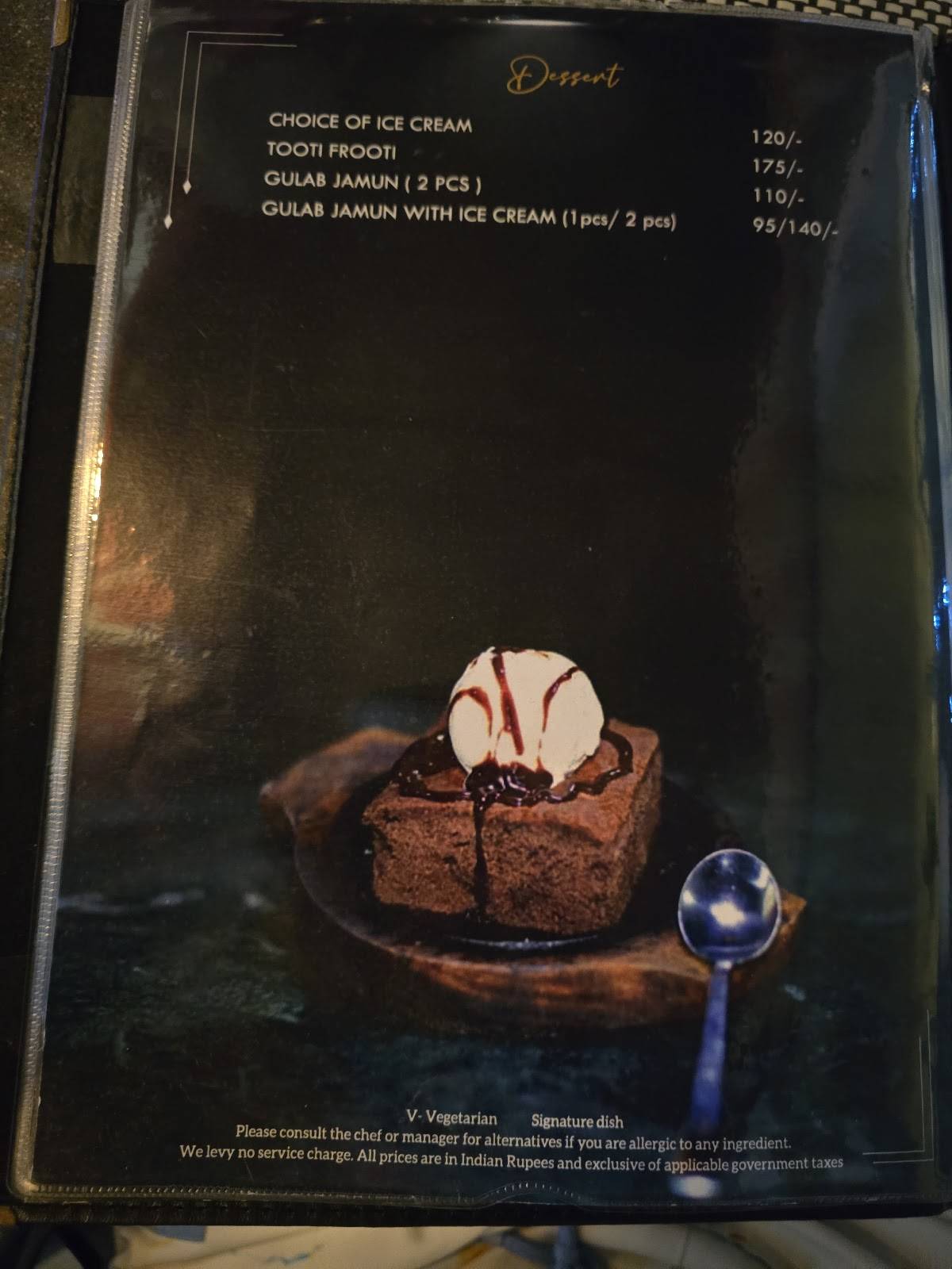 ARMADA Restro & Bar menu