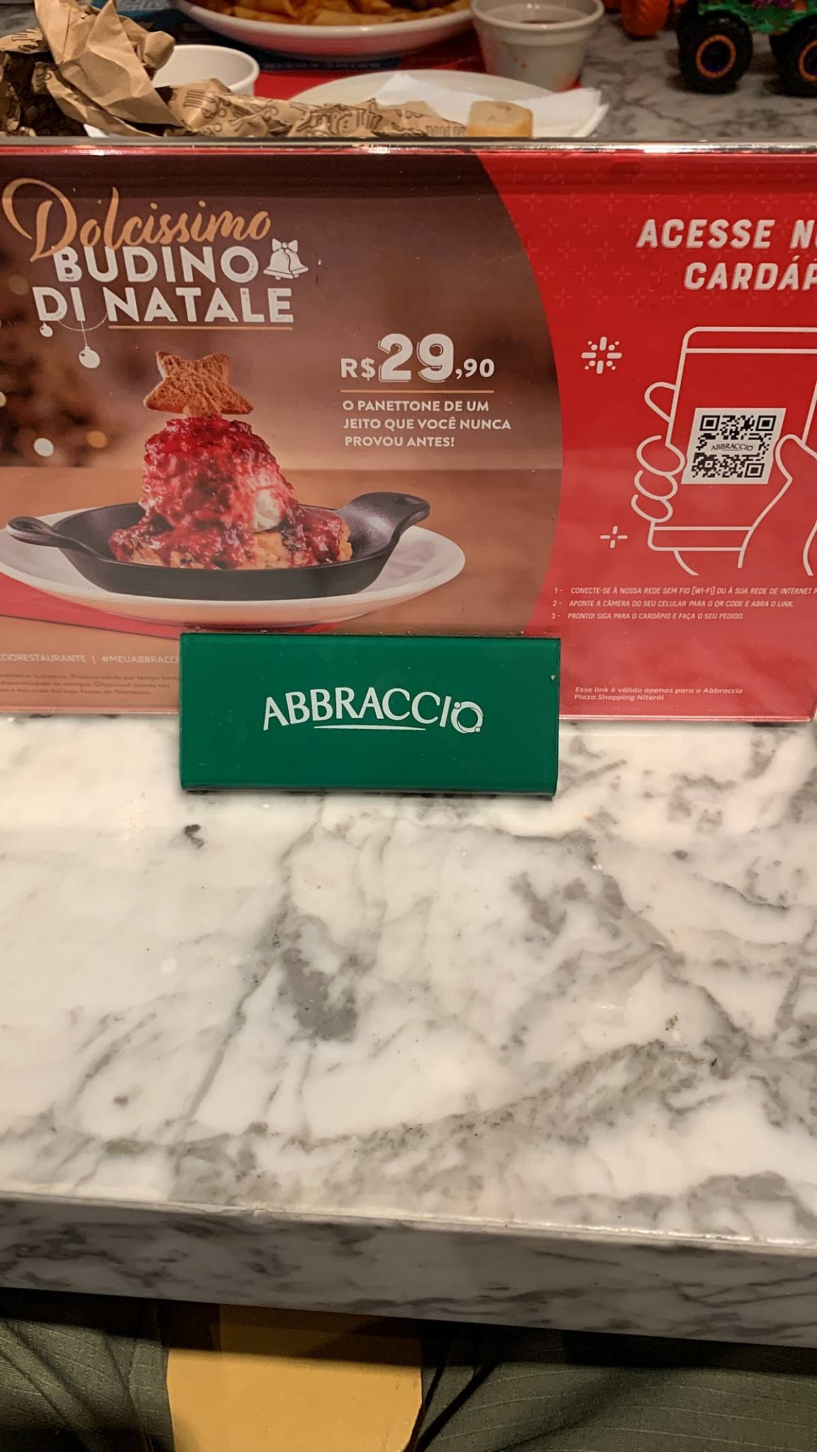 Abbraccio Cucina Italiana cardápio