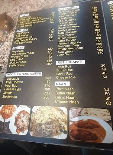 Joney's Place menu
