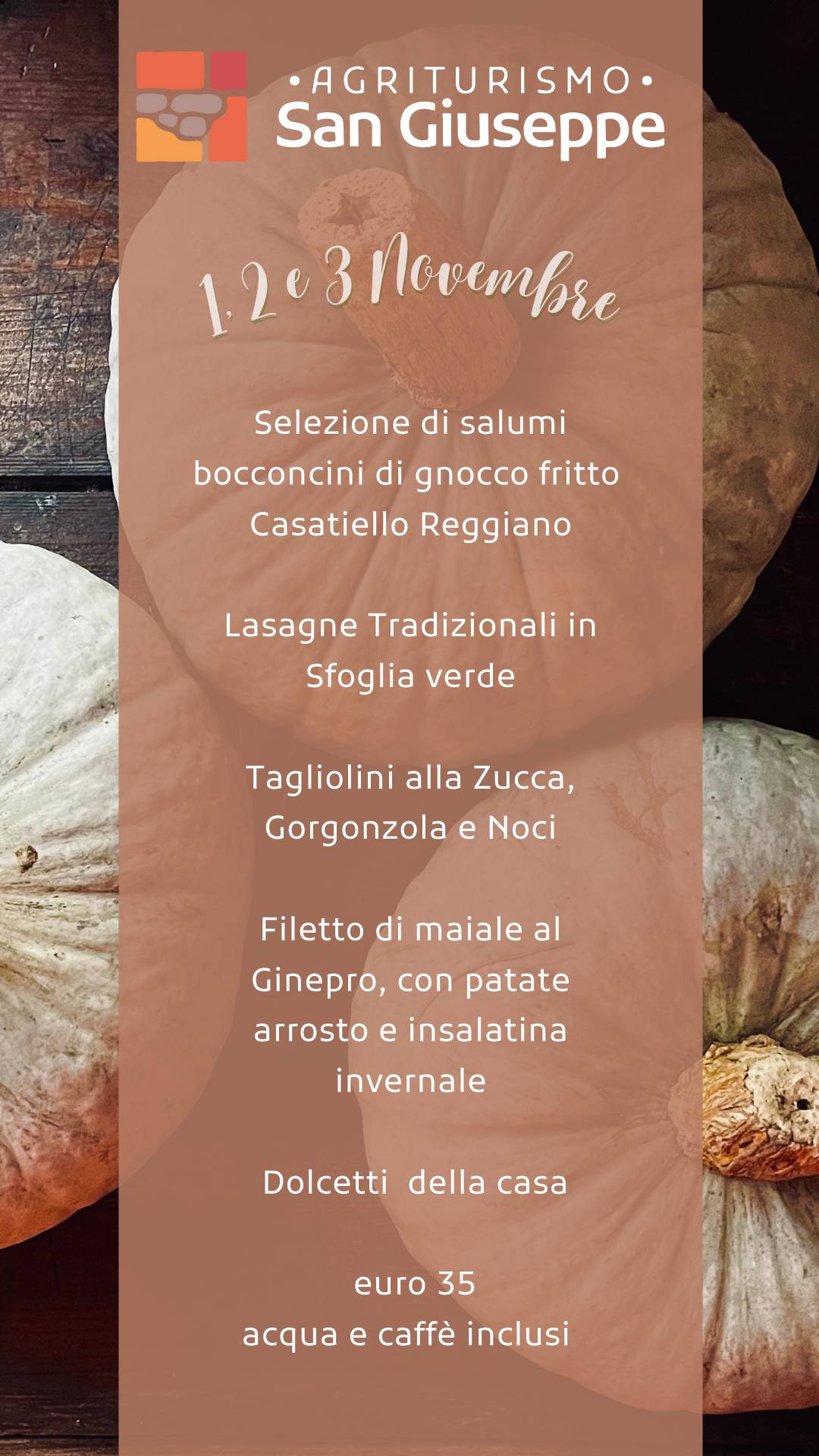 Menu di Agriturismo San Giuseppe 