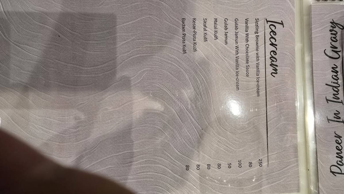 Ahar Only Veg Restaurant menu