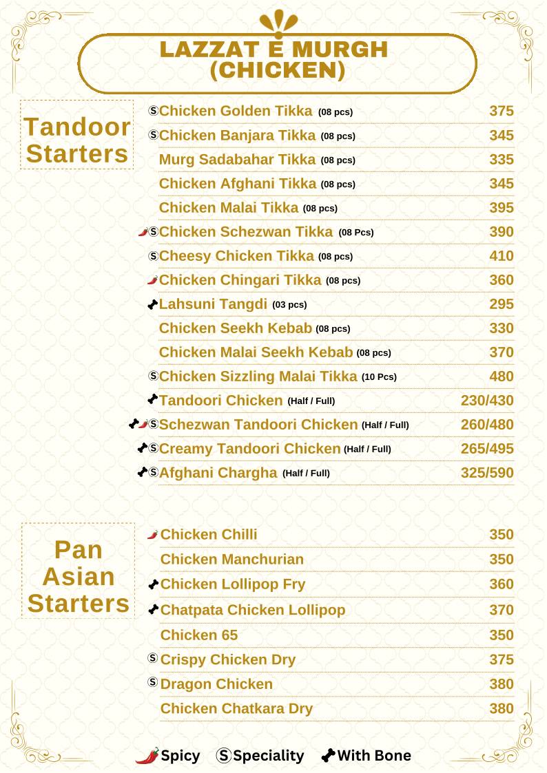 Sufra Restaurant by Miki's menu