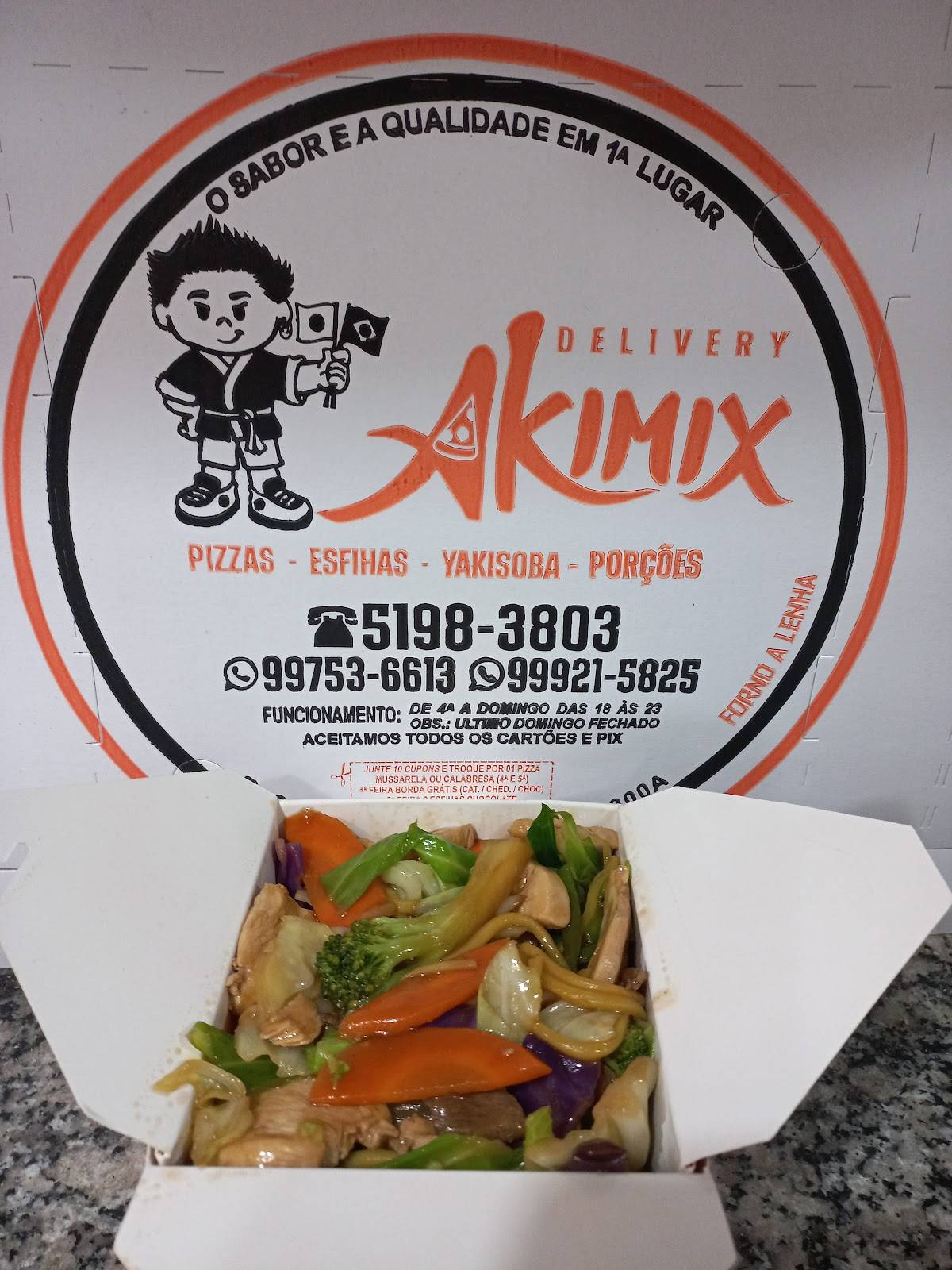 AkiMix cardápio