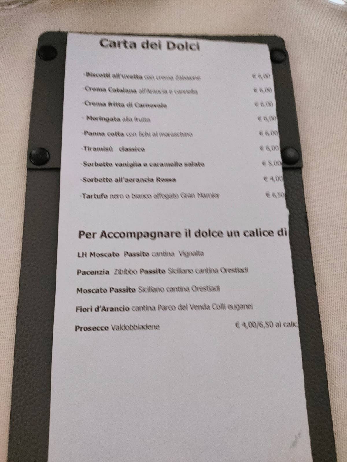 Menu di Eliapizza Trattoria Al Cacciatore 