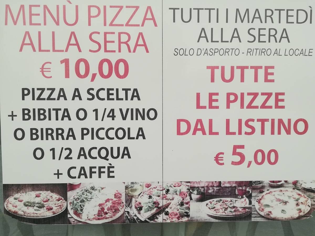 Menu di Al Pavone 