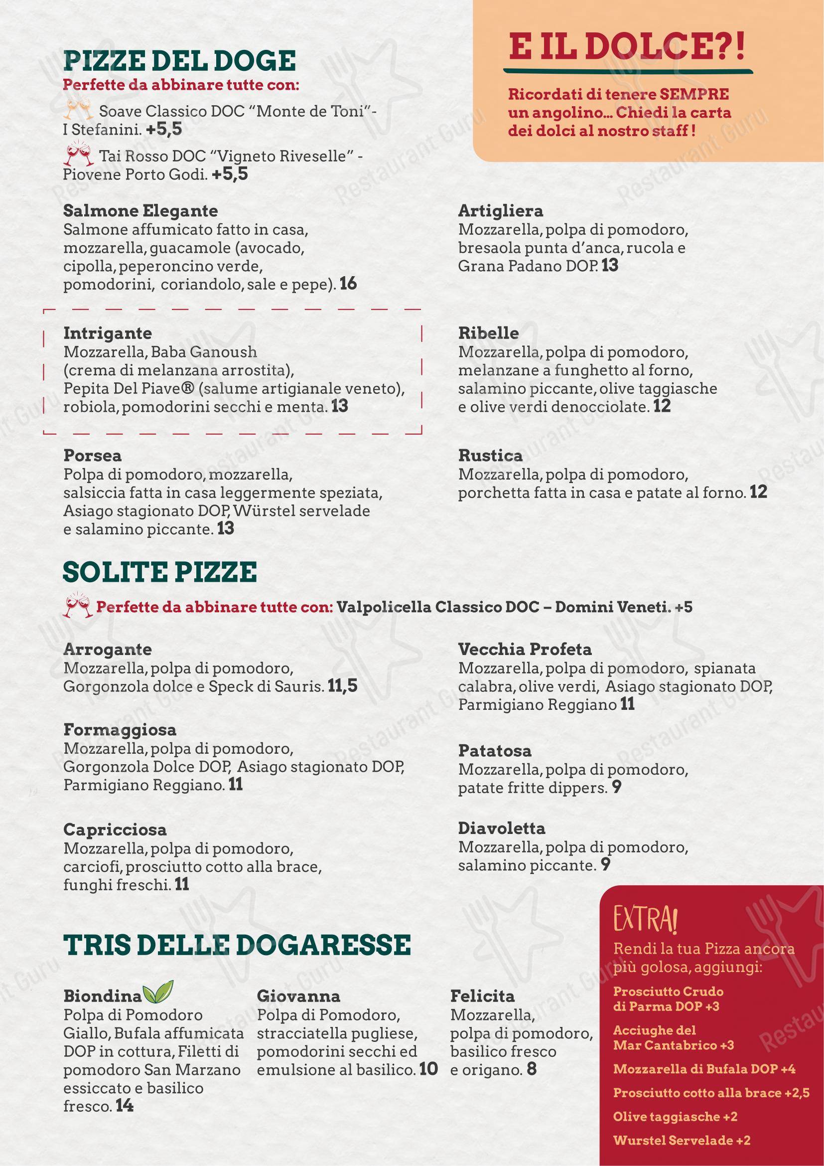 Al Profeta in Venezia - Menu