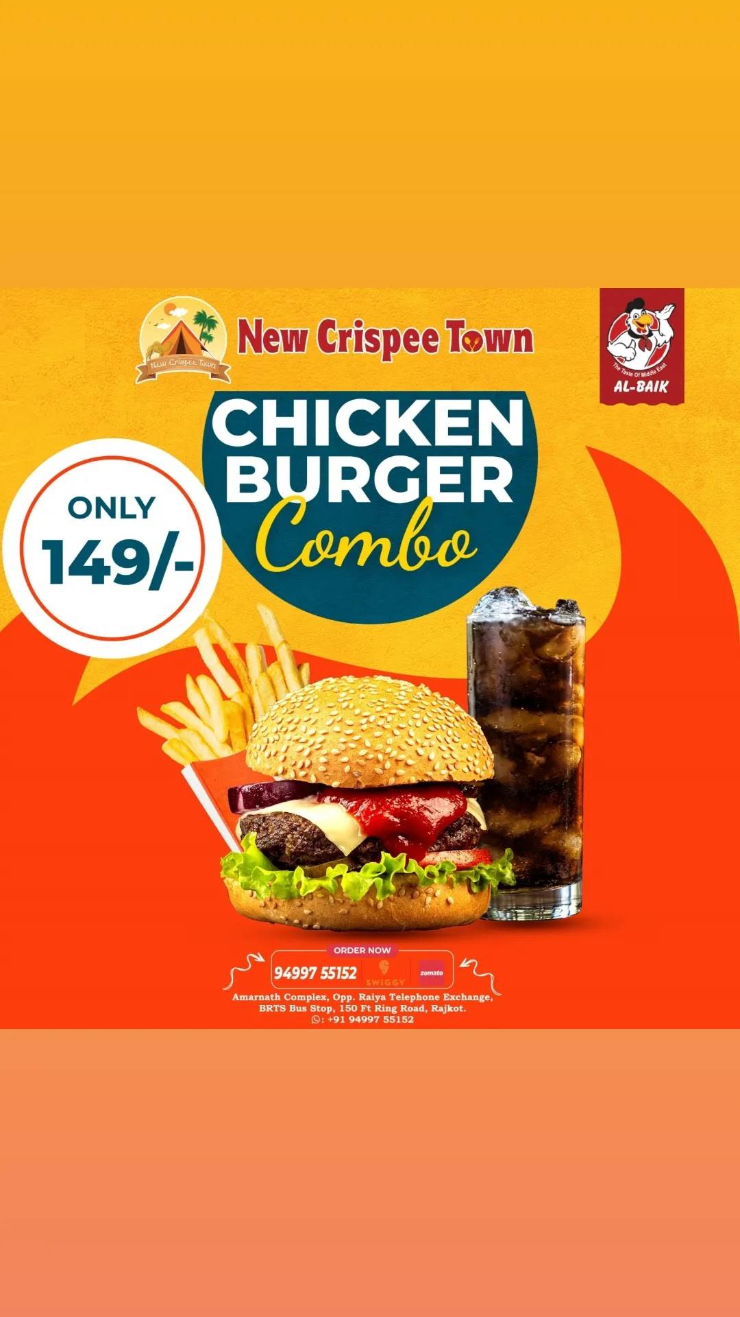 Al-baik.com menu