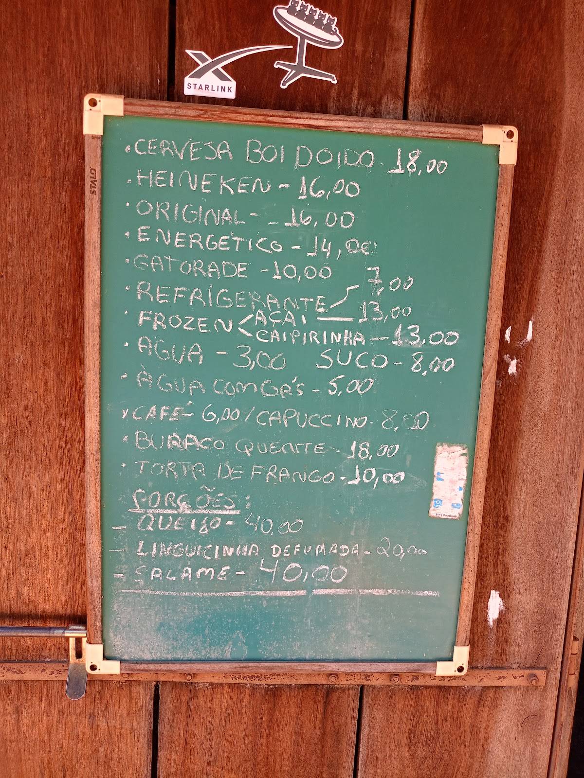 Alambique Engenho Alambari cardápio