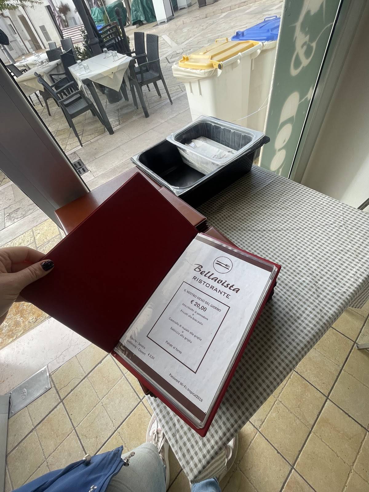 Menu di Bellavista 