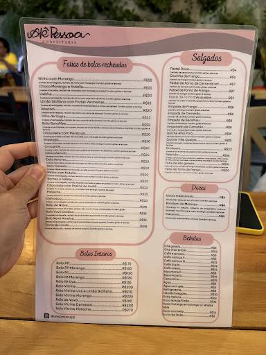 Ale Pessoa Tortas e Doces doceria cardápio