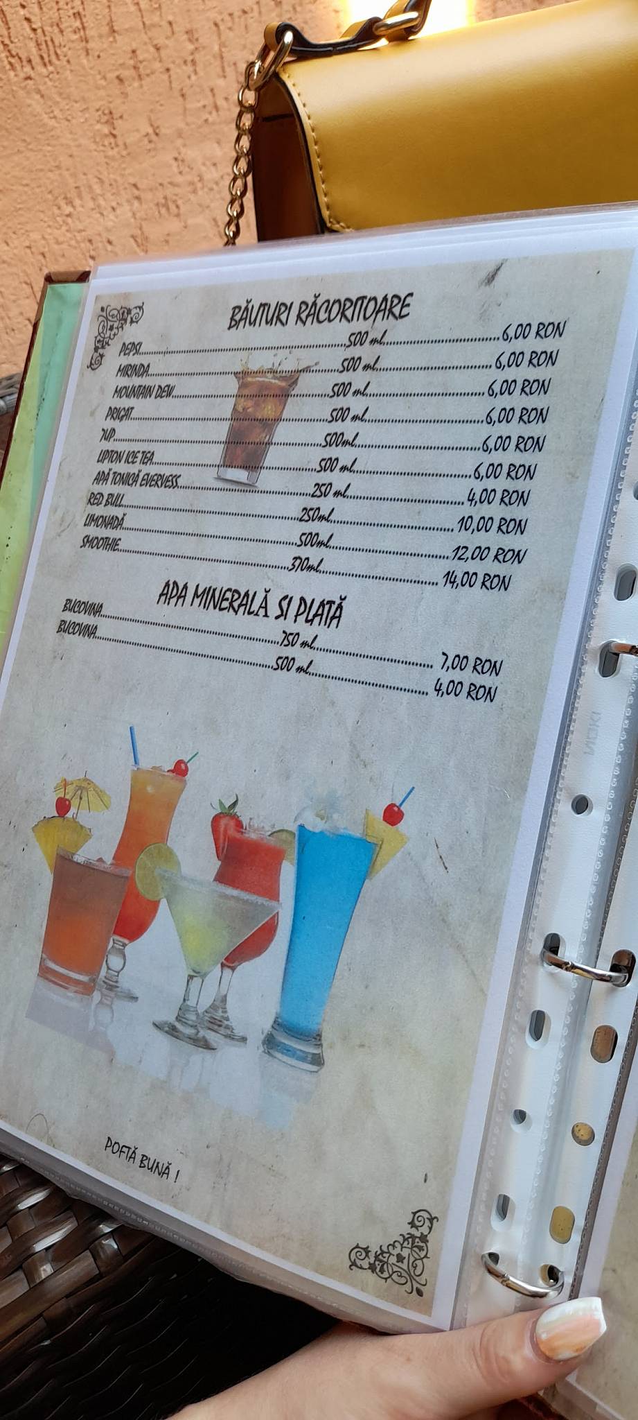 Menu de Alex