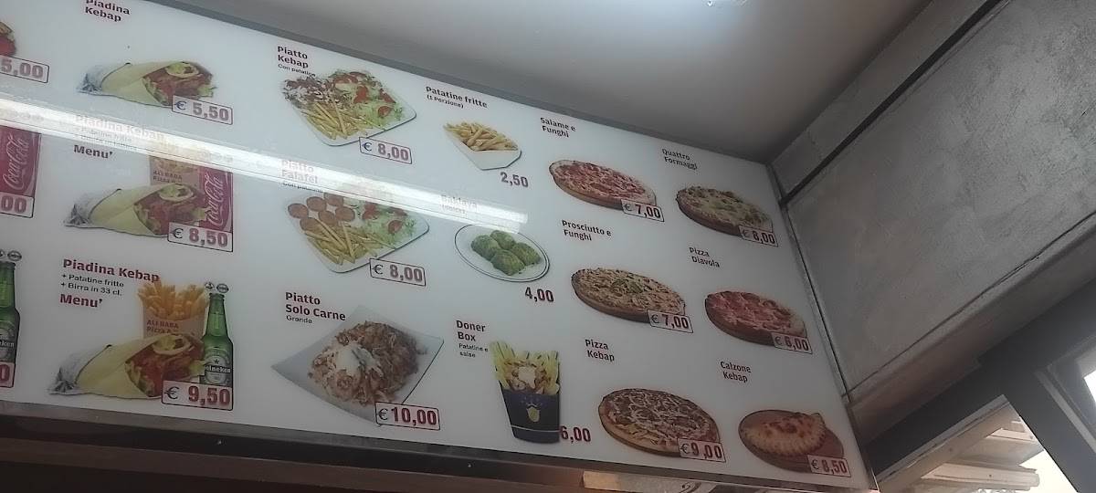 Menu di Ali baba kebap 
