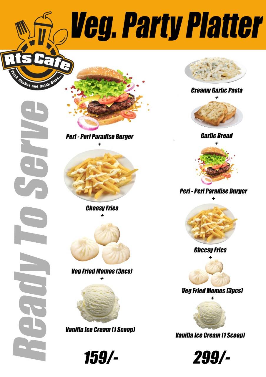 RTS Cafe Aligarh menu